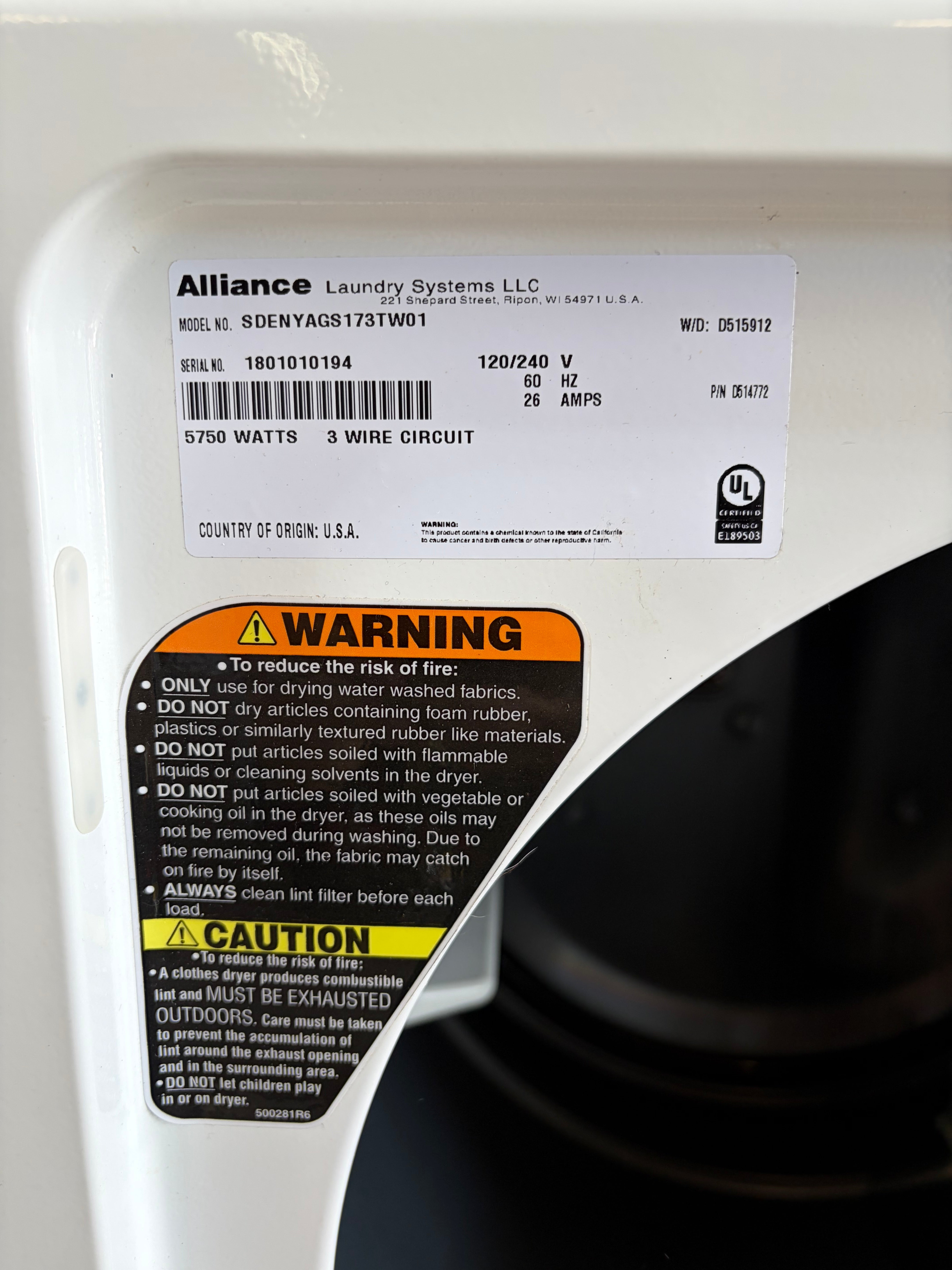 SpeedQueen Commercial Washer and Dryer Set