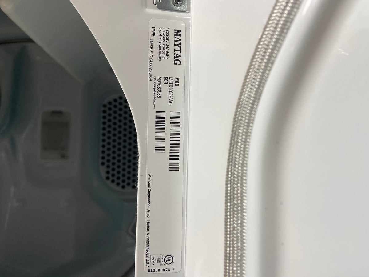 Maytag Large Capacity Top Load Washer & Dryer Set