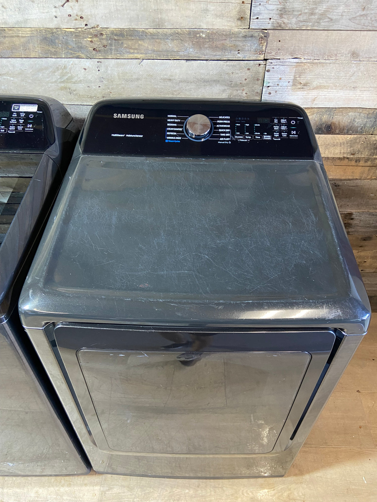 Samsung Black Stainless Large Capacity Washer & Dryer Set