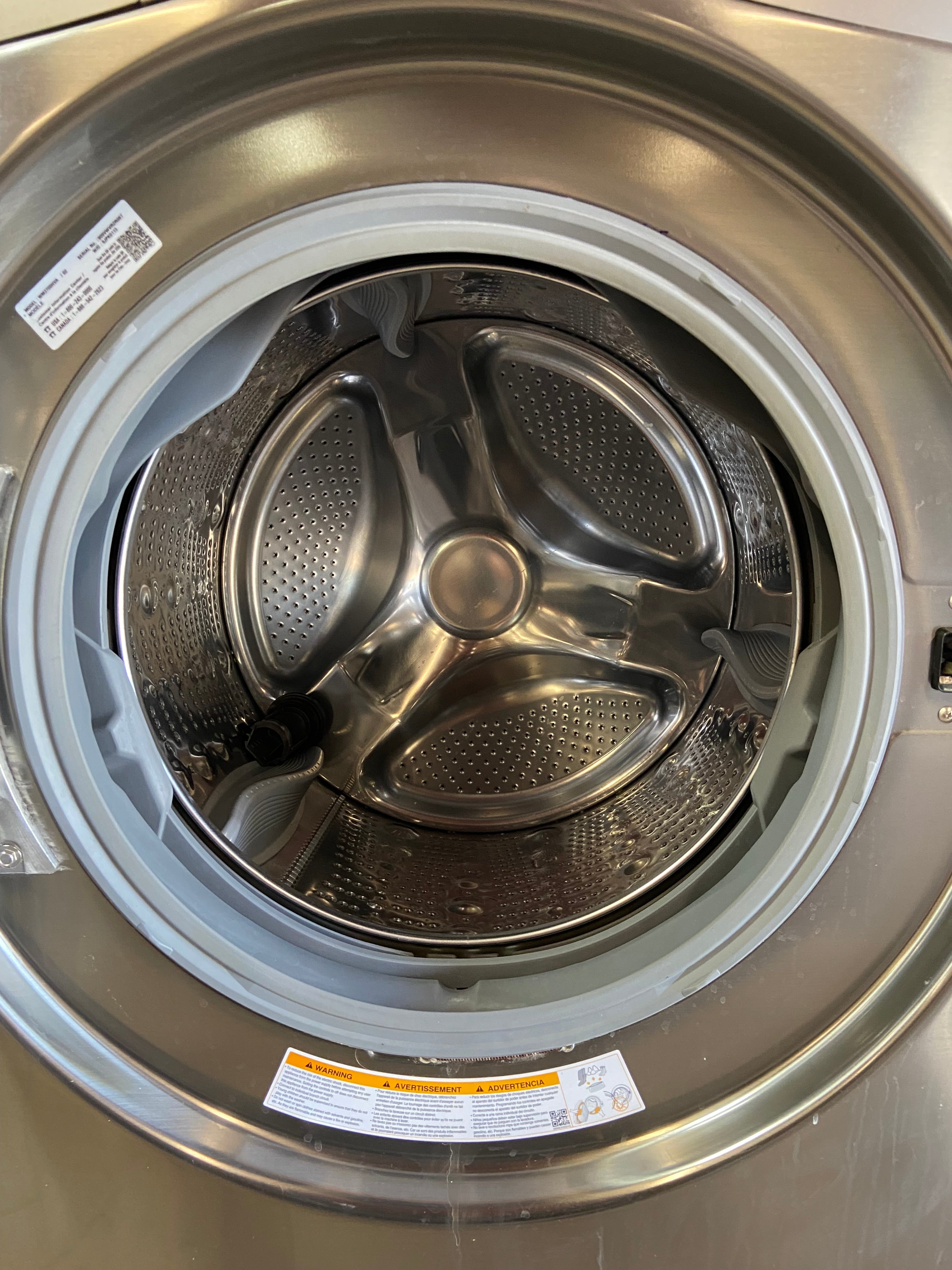 LG Stainless Front Load Washing Machine