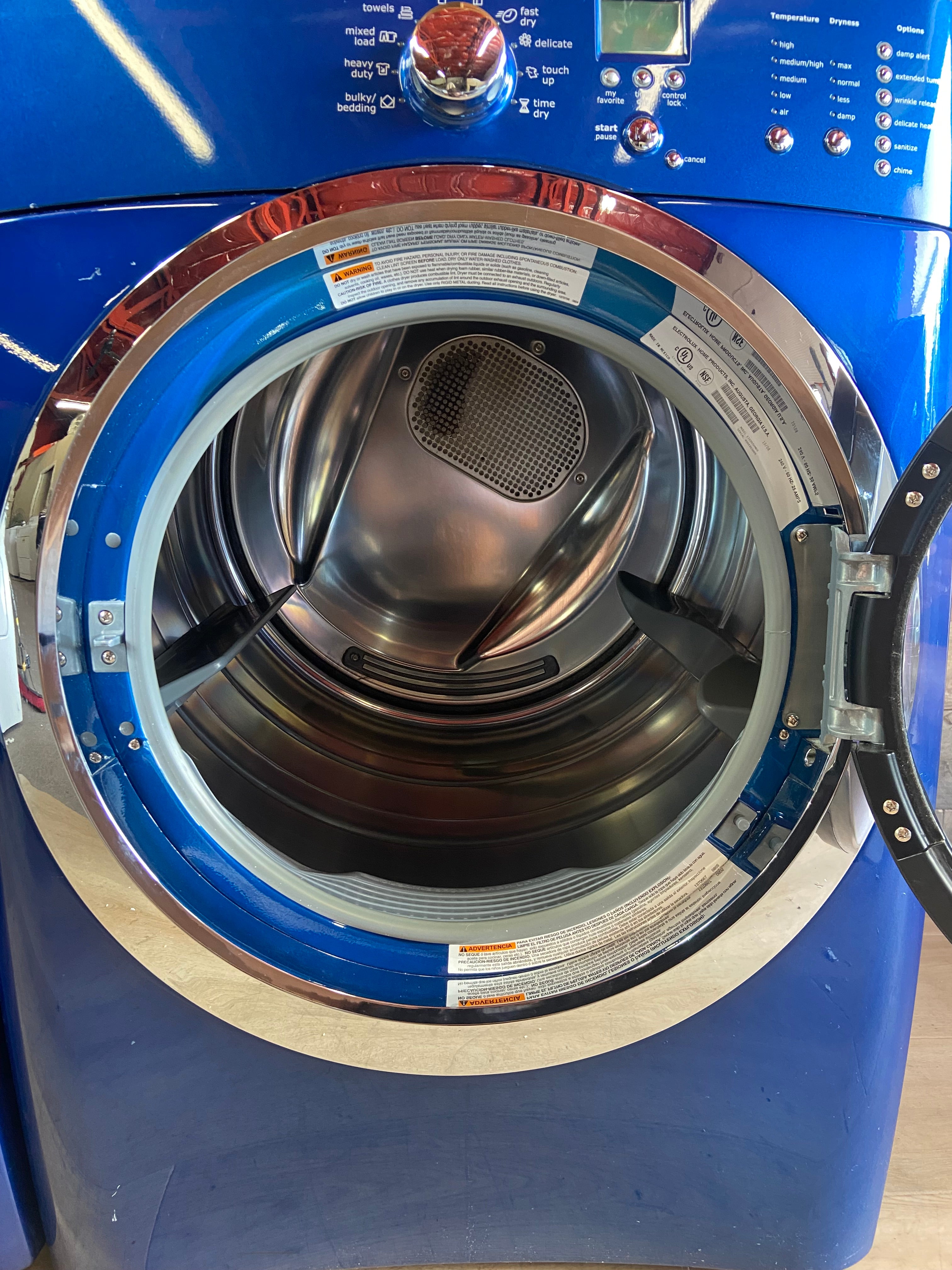 Electrolux Blue Front Load Washer & Dryer Set