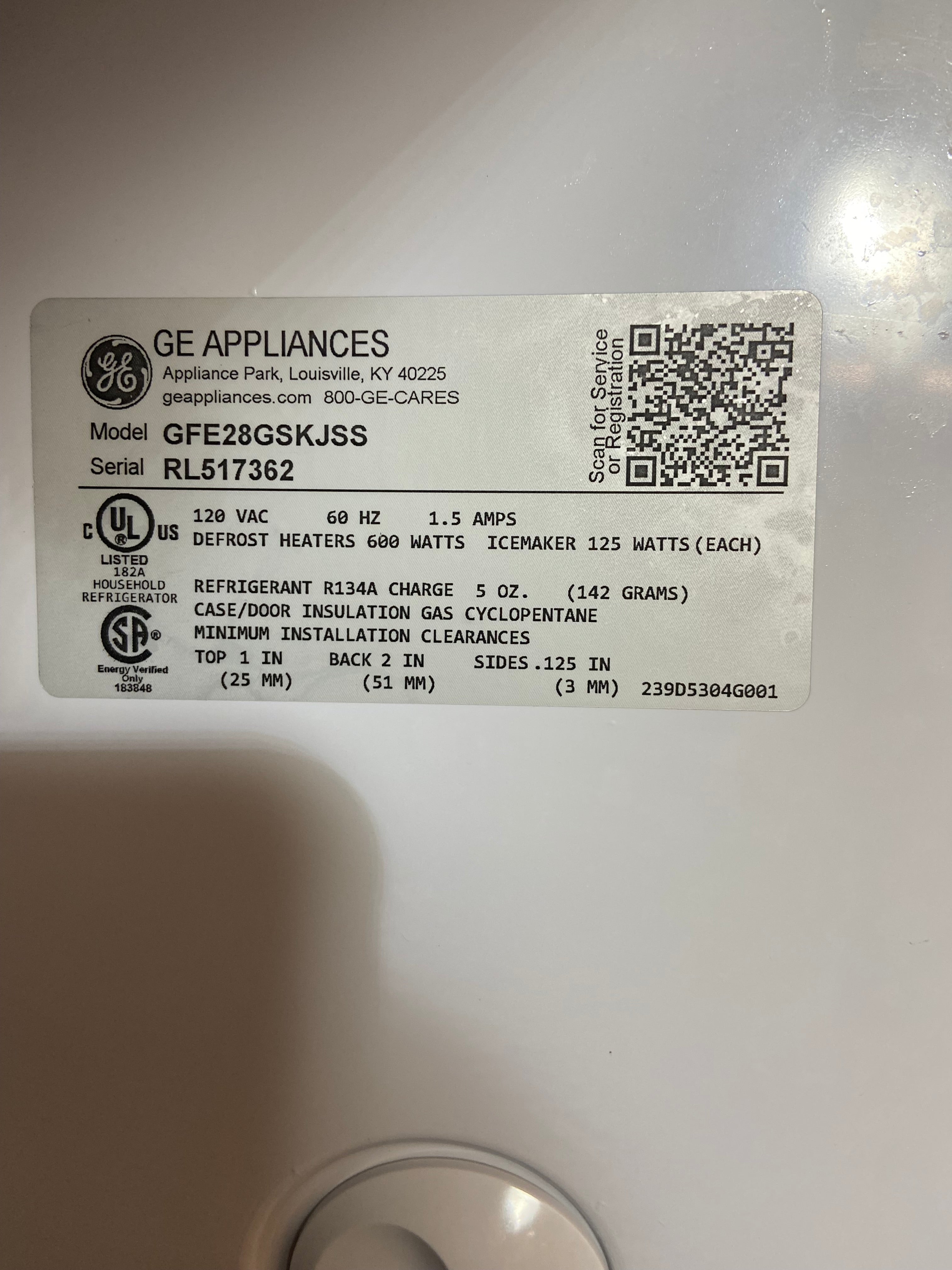 GE Stainless Steel 27.8 Cu. Ft. French Door Refrigerator