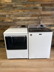 Maytag Large Capacity Glass Door Top Load Set