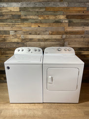 Whirlpool Top Load Grey Panel Washer & Dryer Set