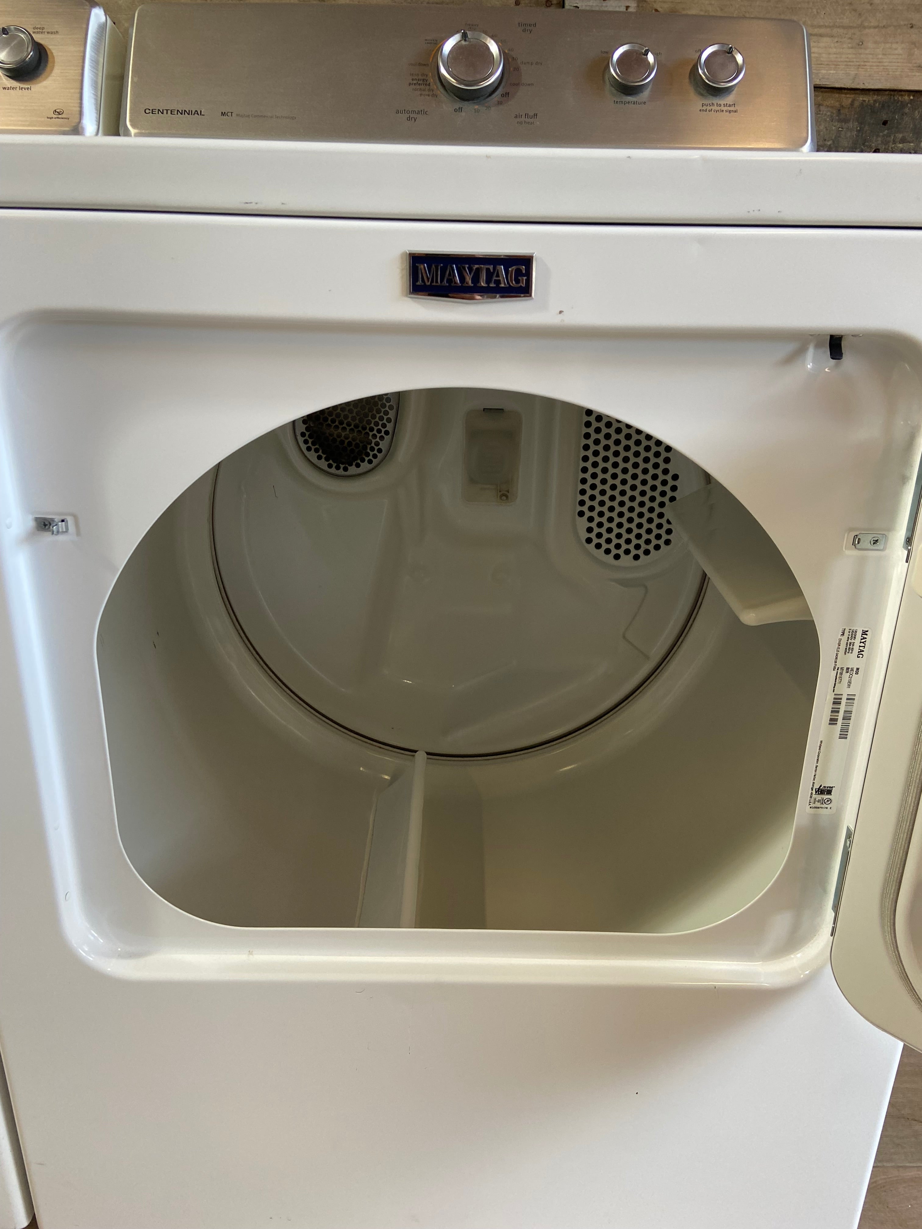 Maytag Commercial Technology Large Capacity Washer & Dryer
