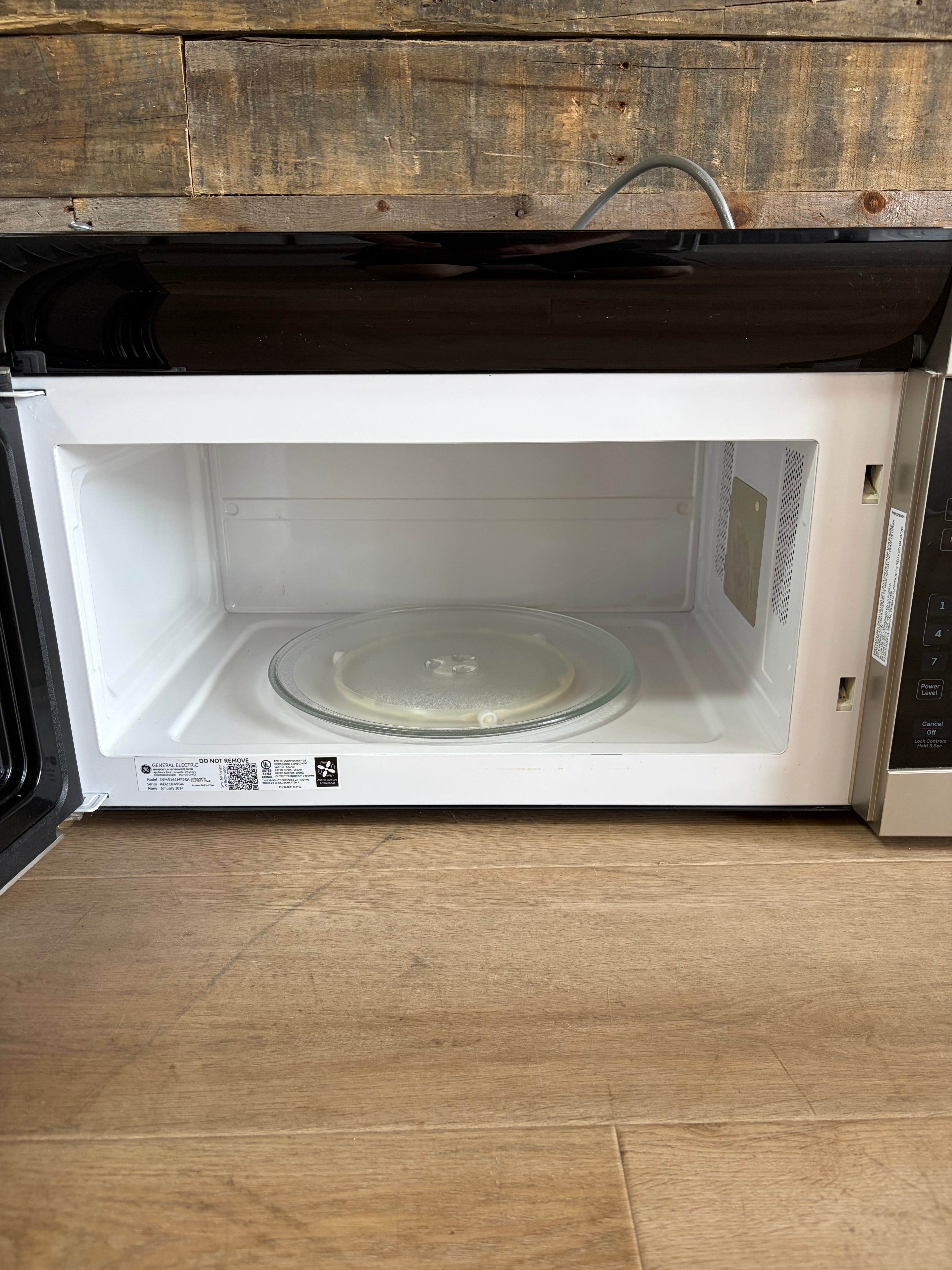 GE Stainless Microwave