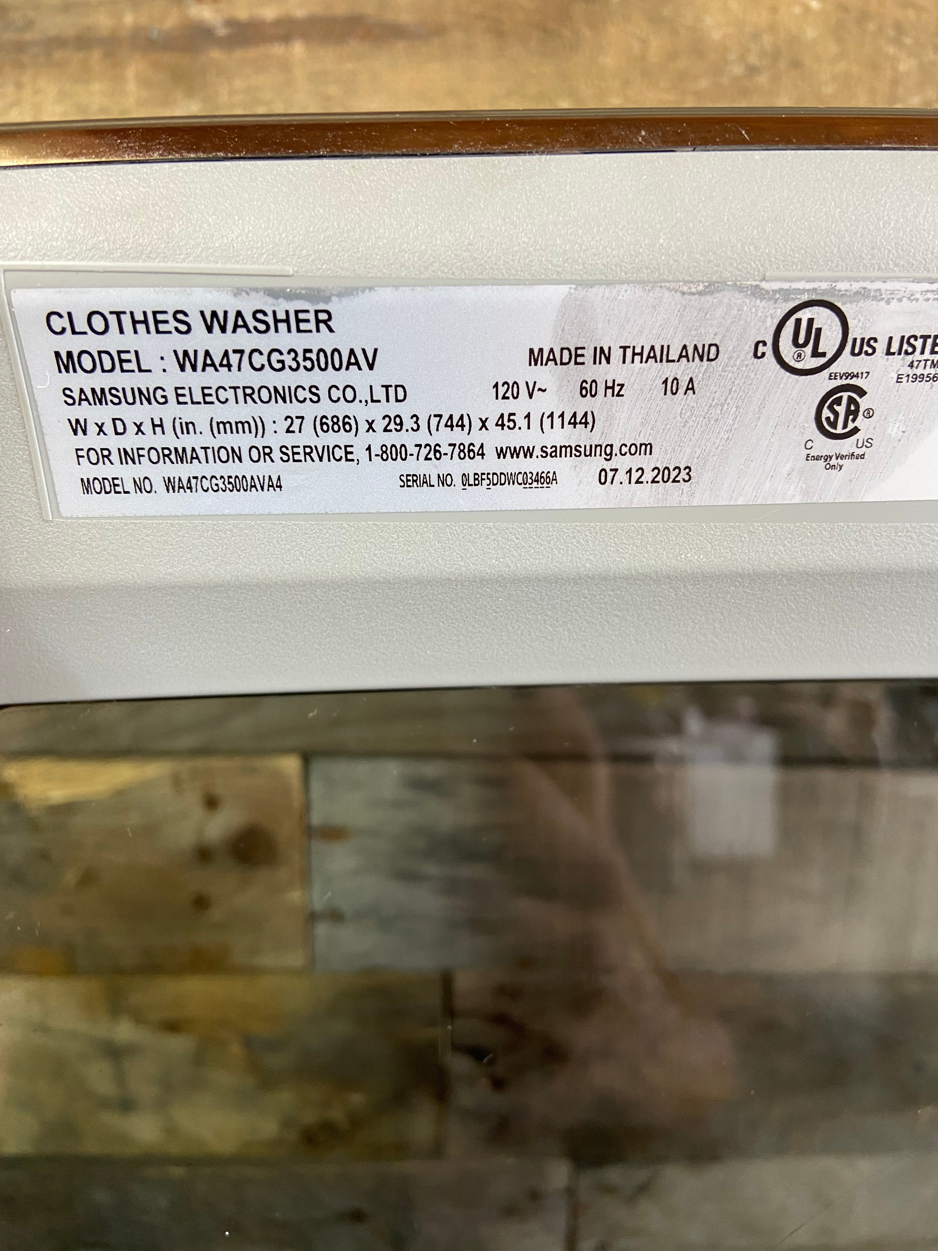 Black Samsung Washer Dryer Combo