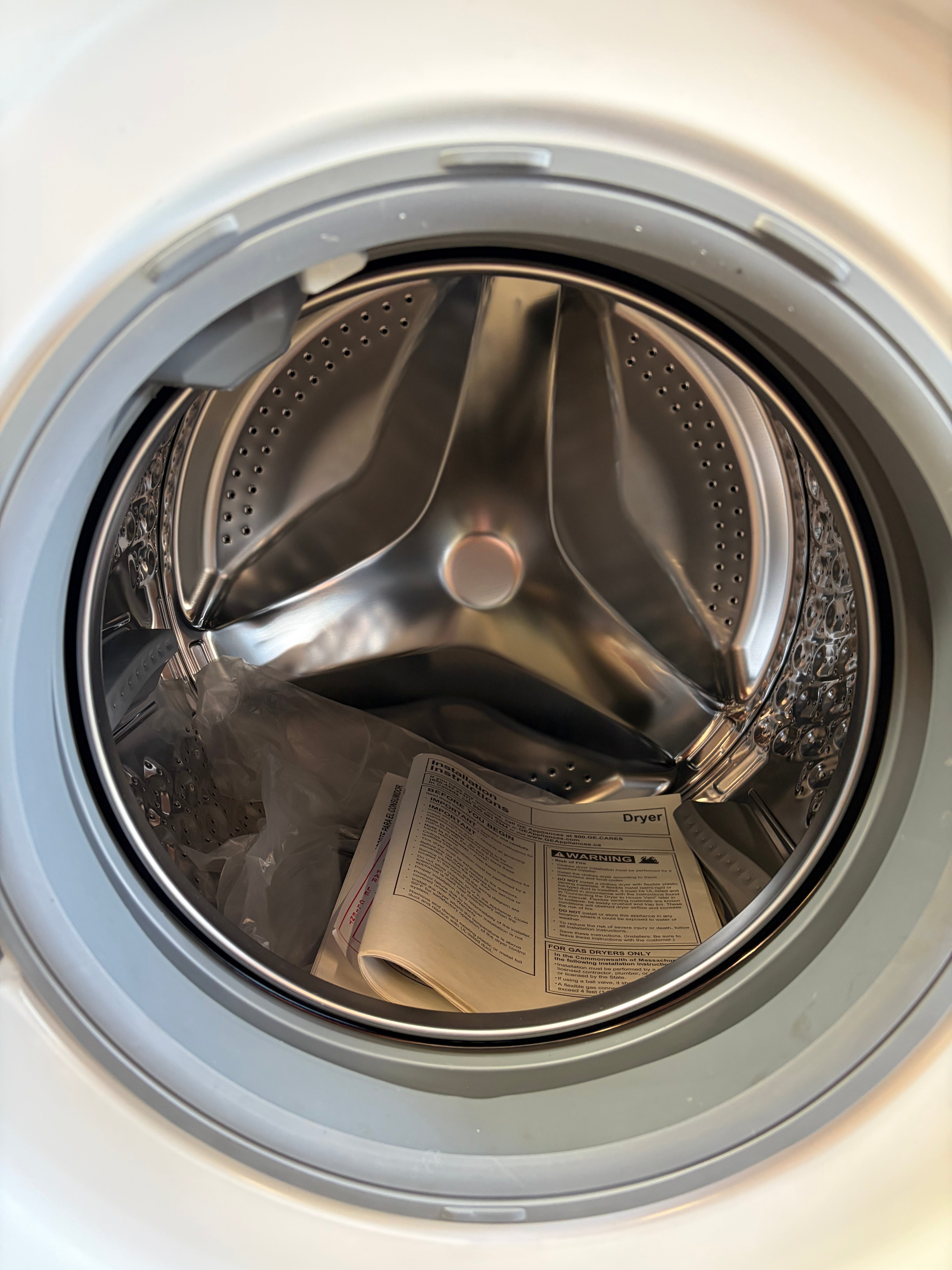 2.5 cu. ft. Compact Front Load Washer and Dryer with AI Smart Dial and Super Speed Wash in White
