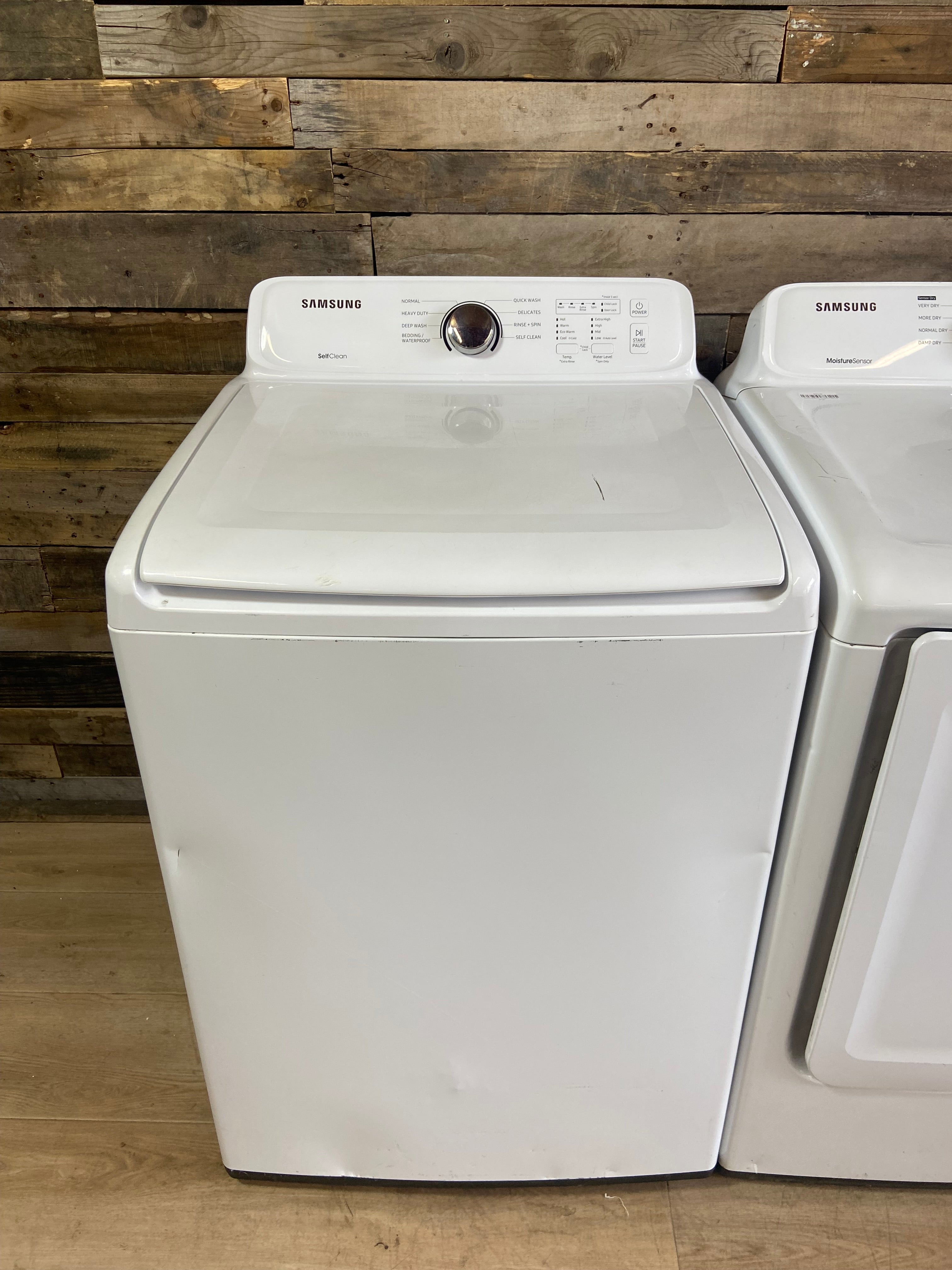 Samsung Large Capcity Top Load Washer & Dryer Set