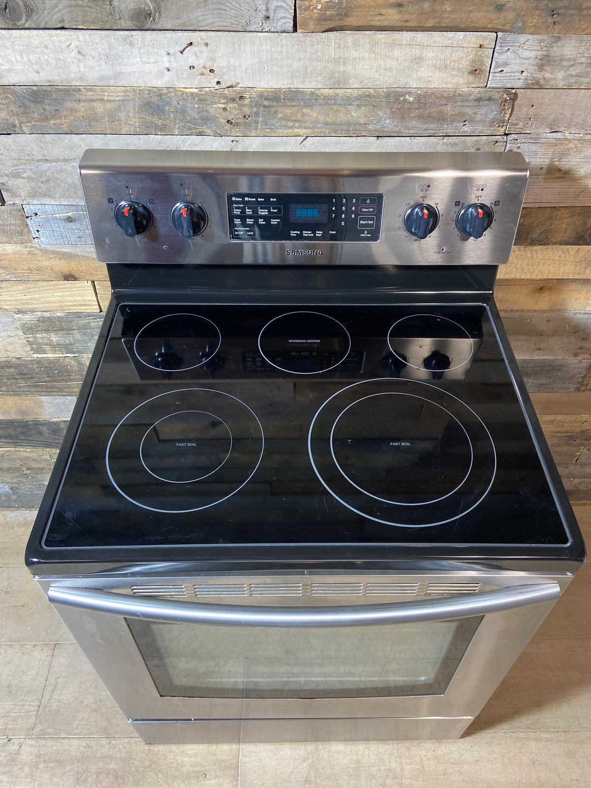 Samsung 5 Burner Stainless Steel Glass Top Range Convection Oven