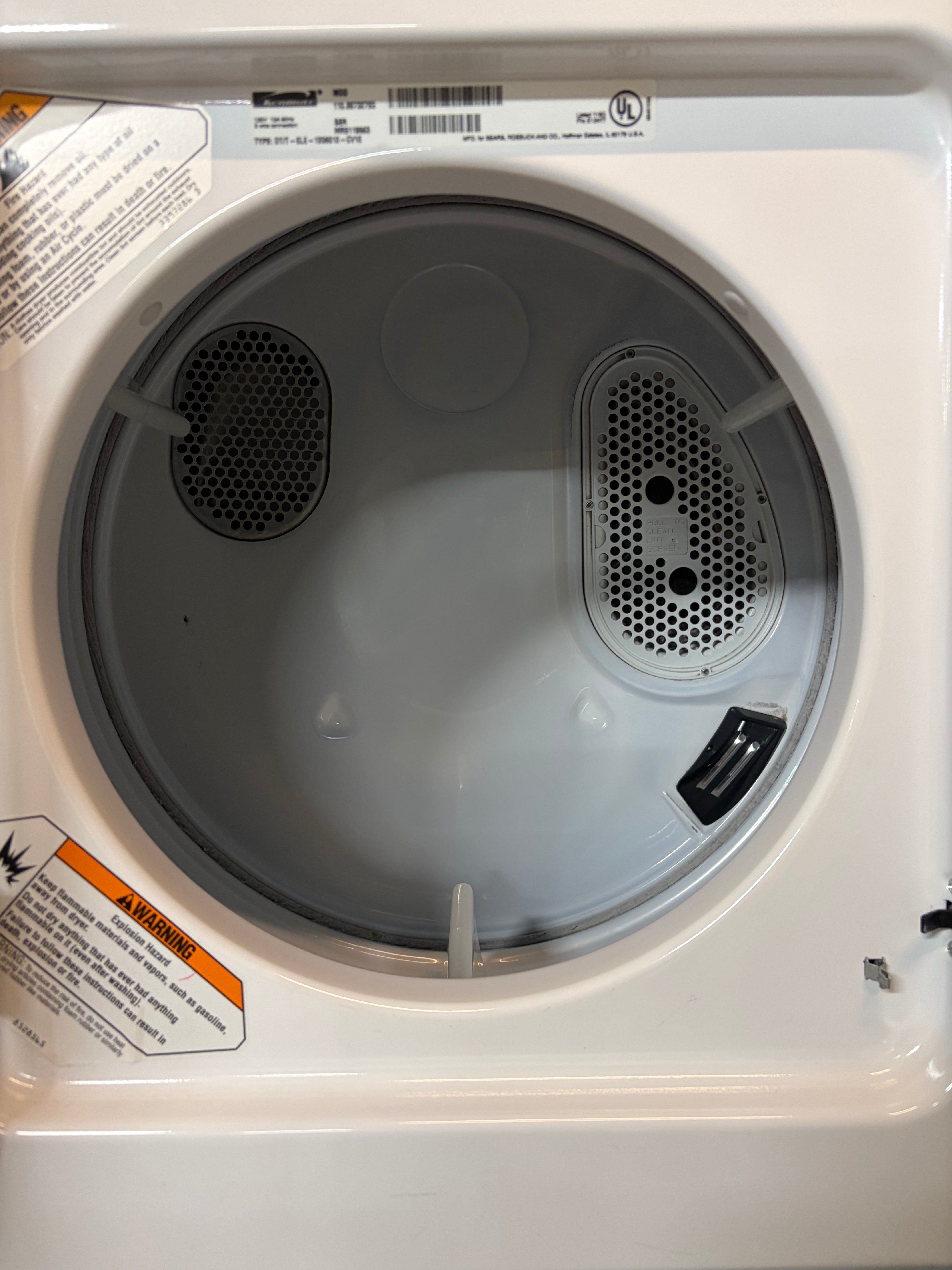 Kenmore 24in Stackable 120v