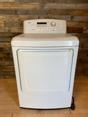White Lg Large Capacity Dryer