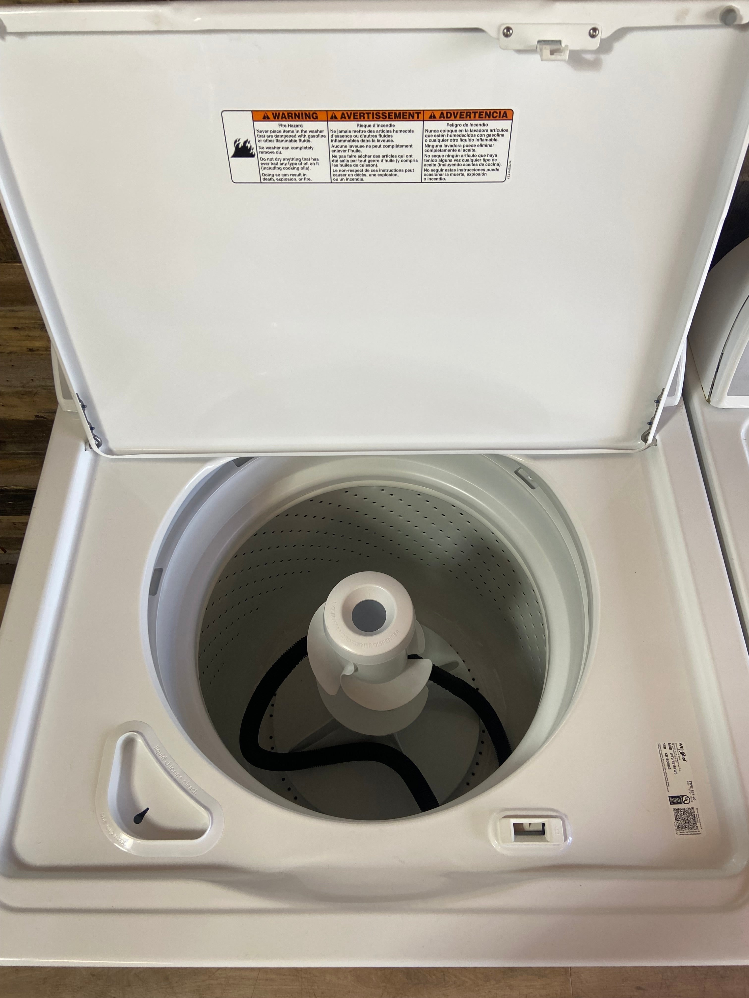 Whirlpool Grey Face Top Load Set