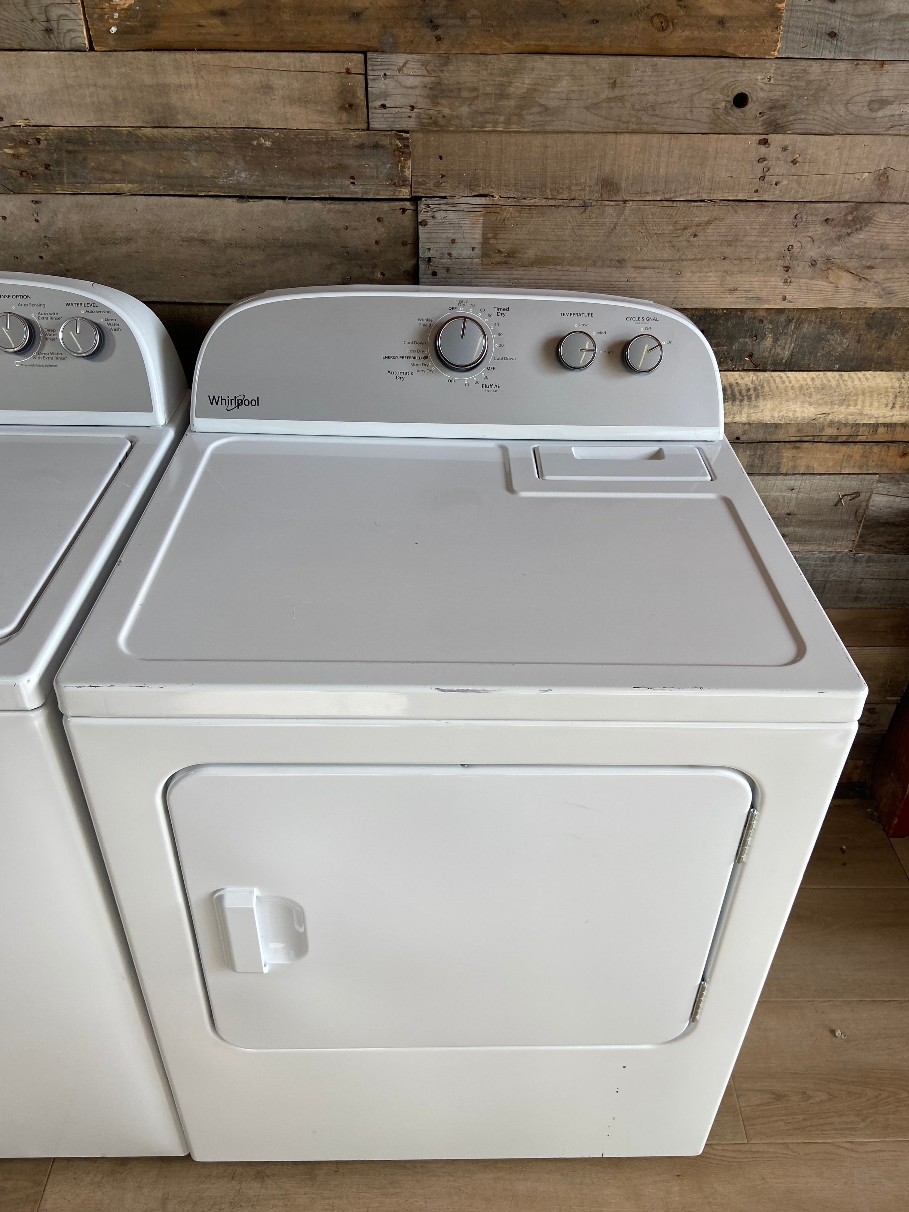 Whirlpool 2/1 Removable Agitator Washer Dryer Set
