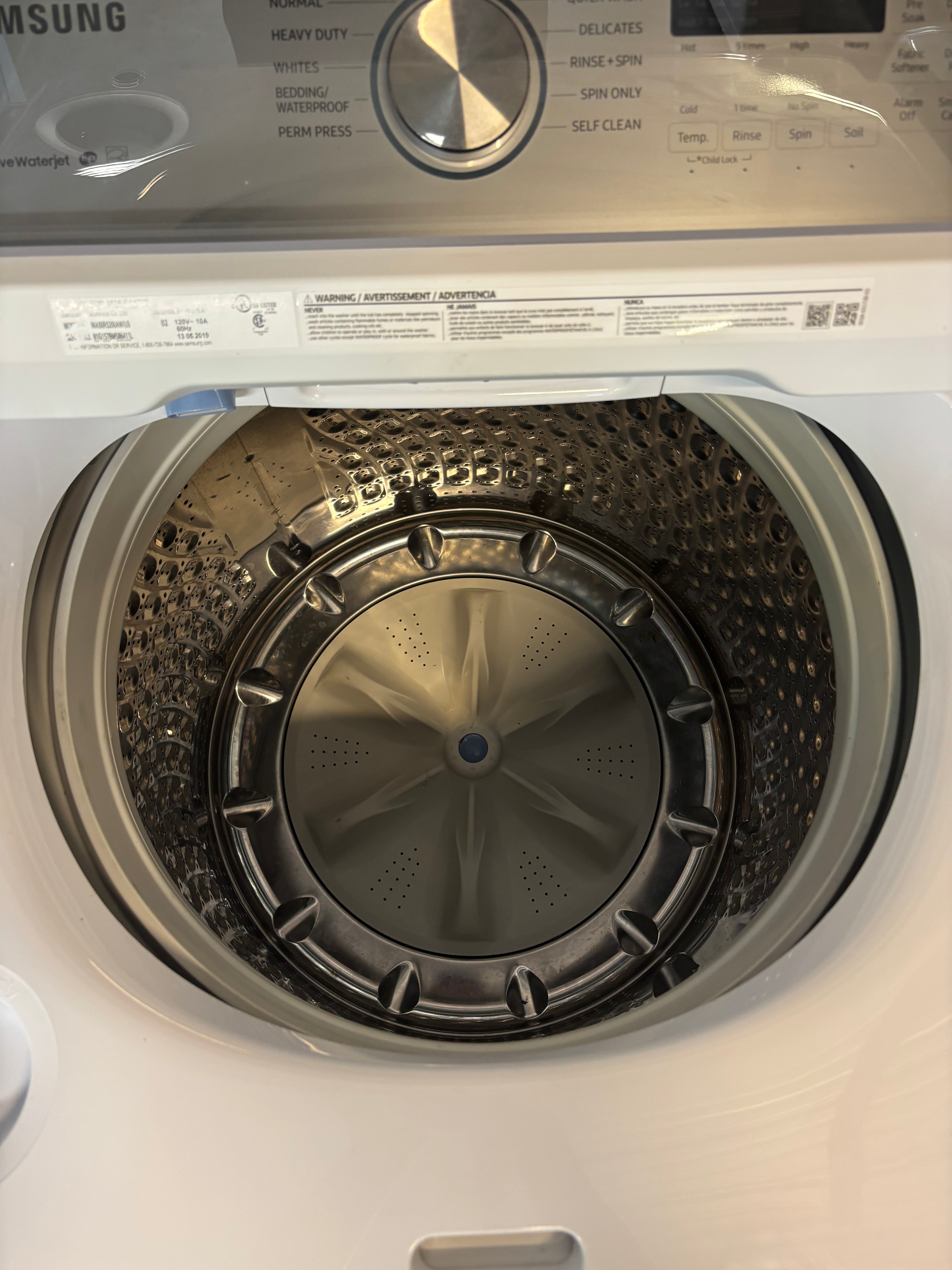 Samsung Grey Face Top Load Set