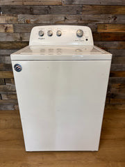 White Face Whirlpool Top Load Washer