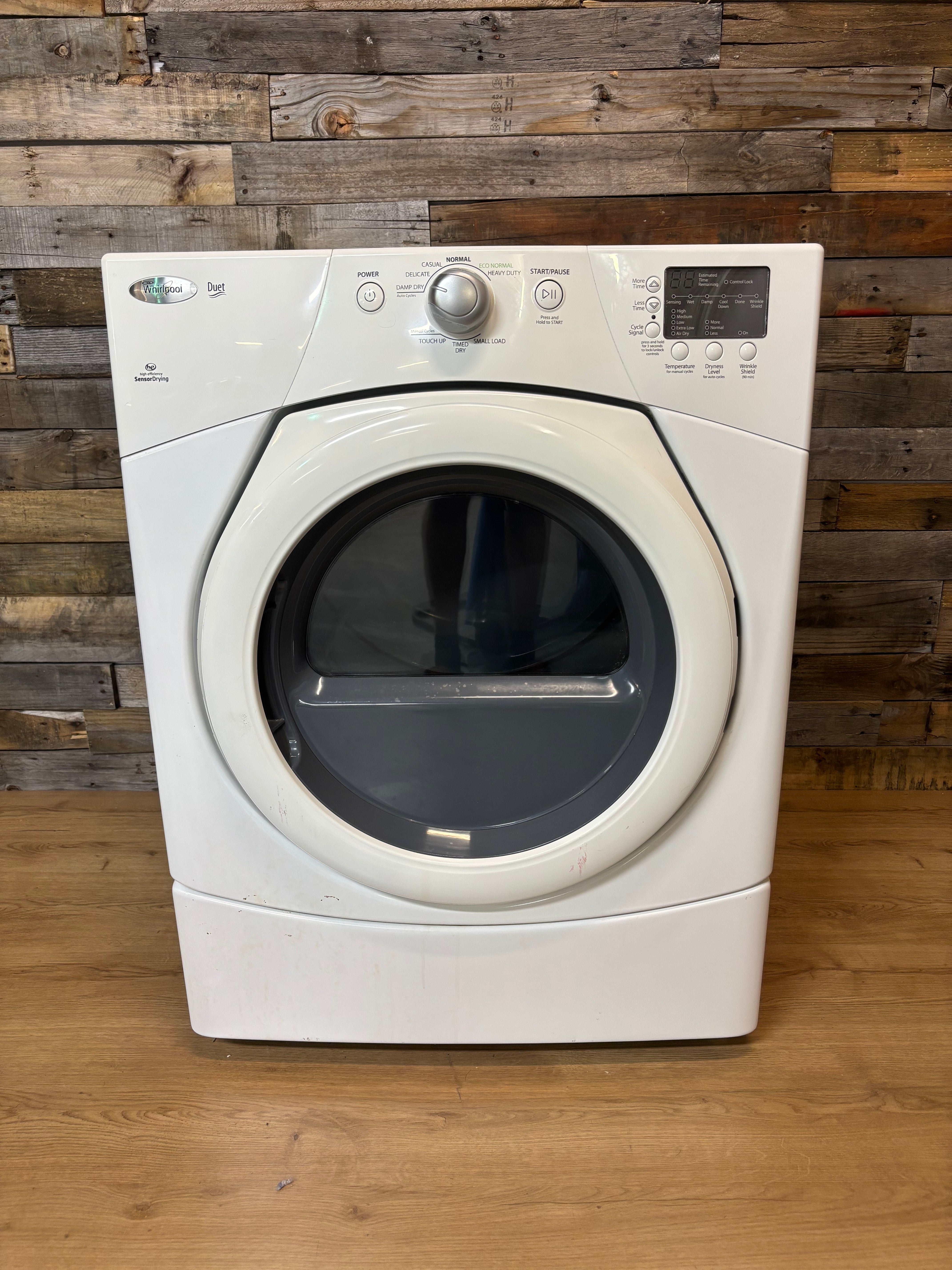 White Whirlpool Duet Dryer