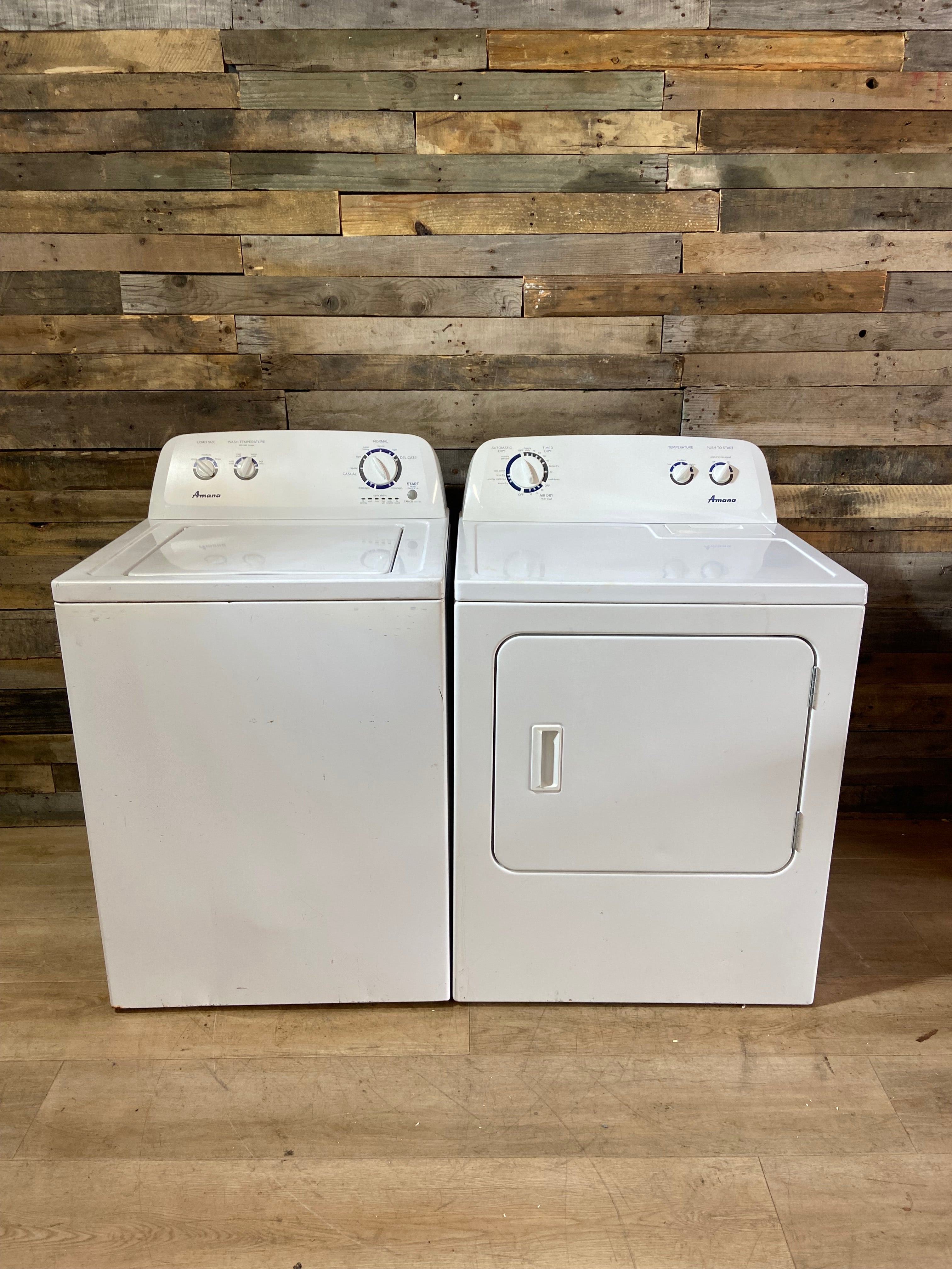 Amana Top Load Washer & Dryer Set