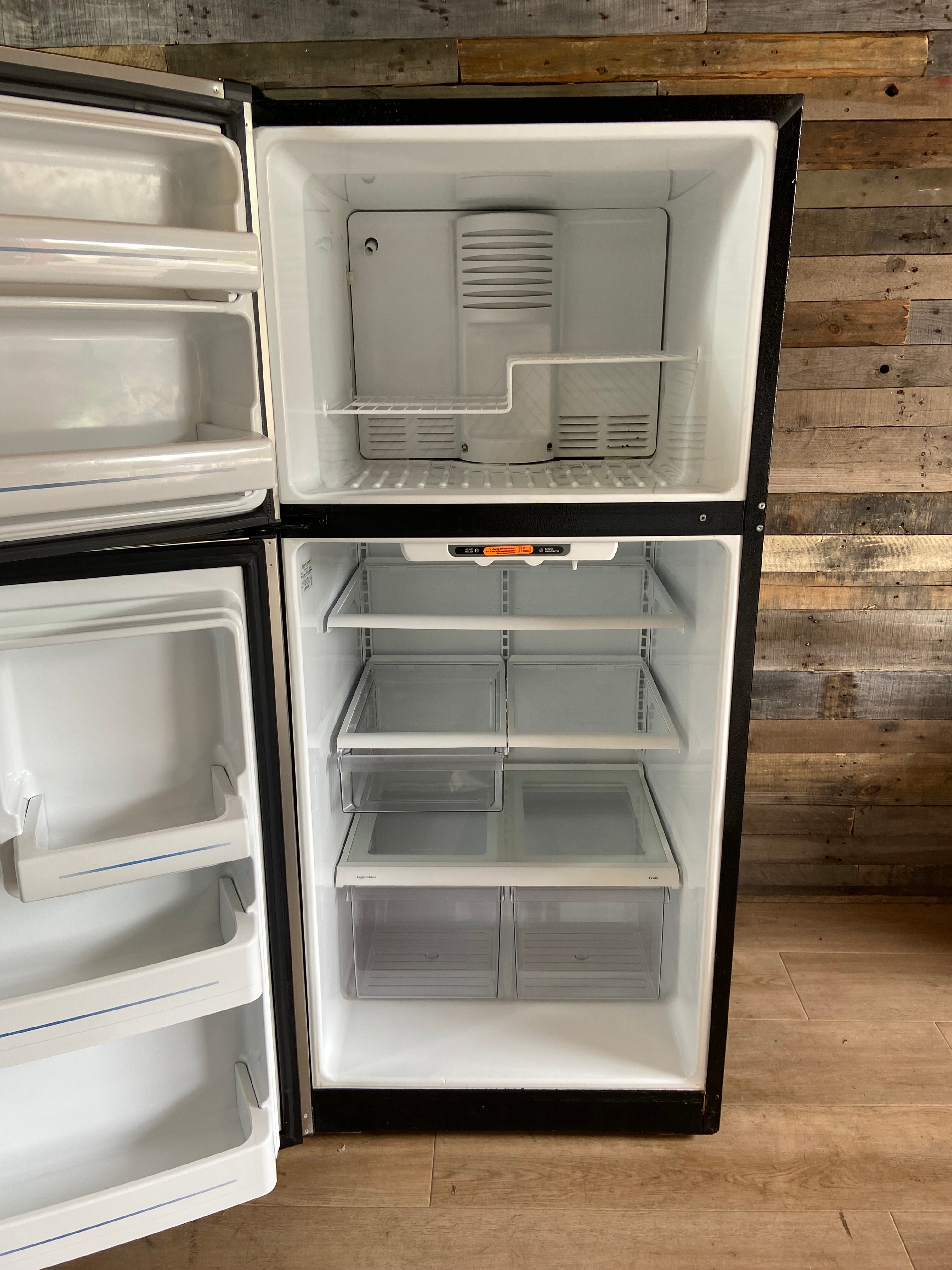 GE Stainless Top Bottom Refrigerator