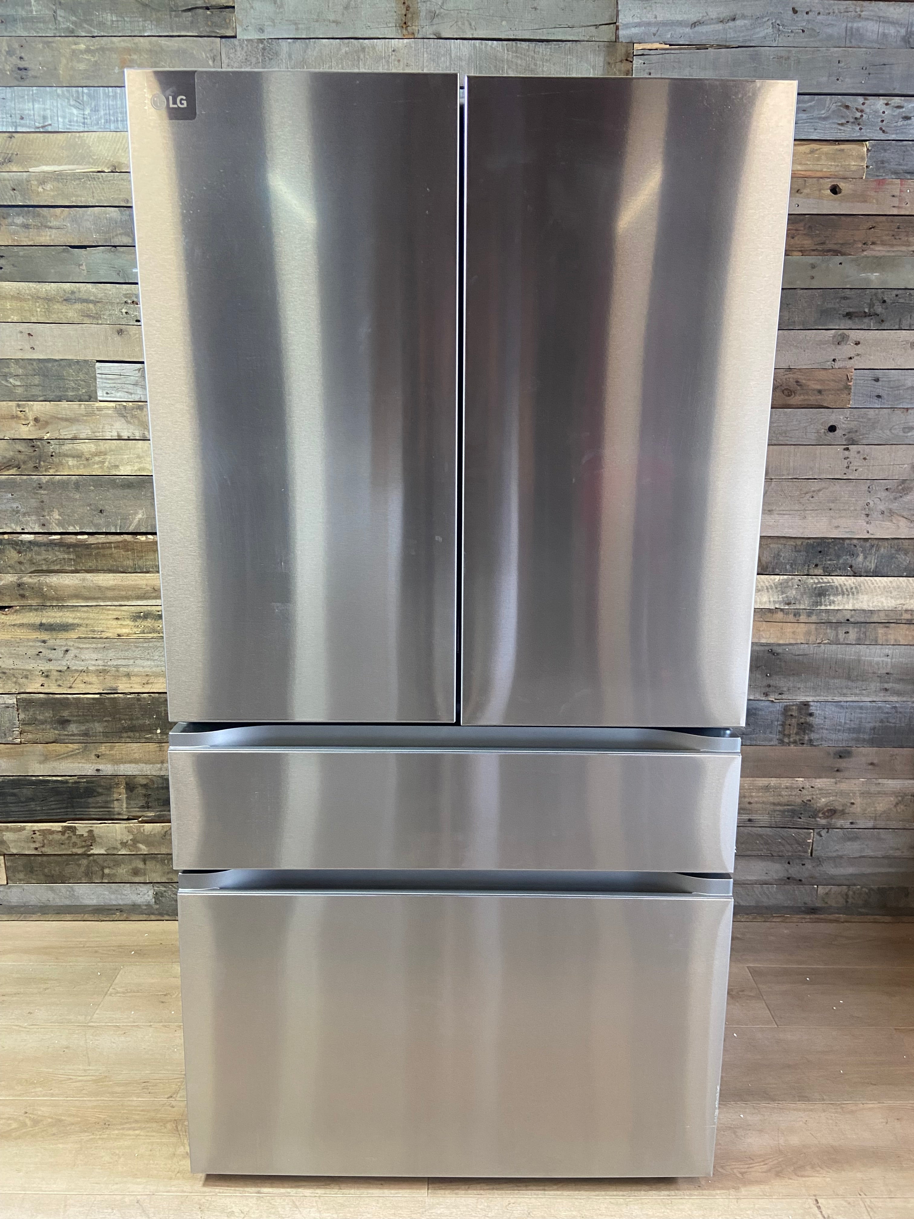 LG 30 cu. ft. Smart Standard-Depth MAX™ 4-Door French Door Refrigerator with Full-Convert Drawer™