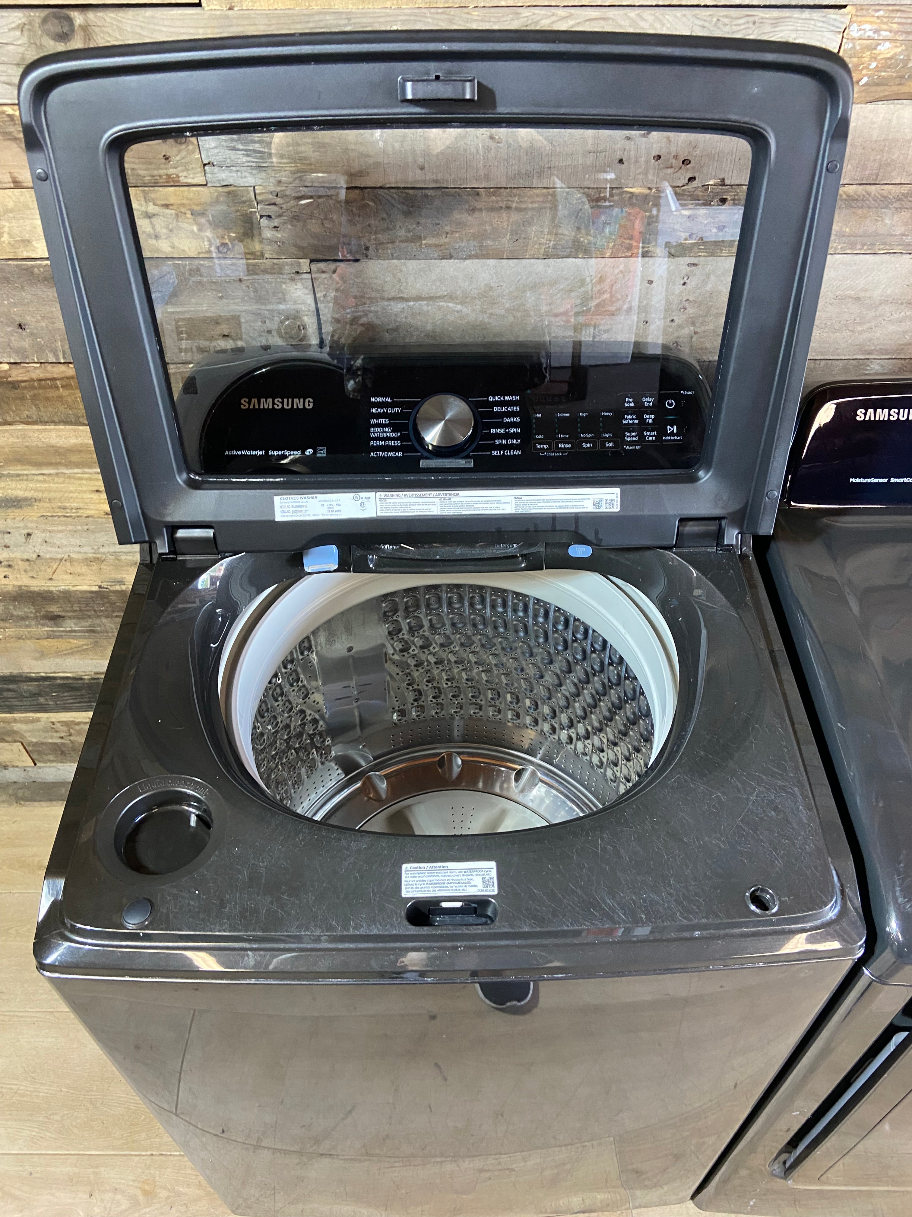 Samsung Black Stainless Washer & Dryer Set