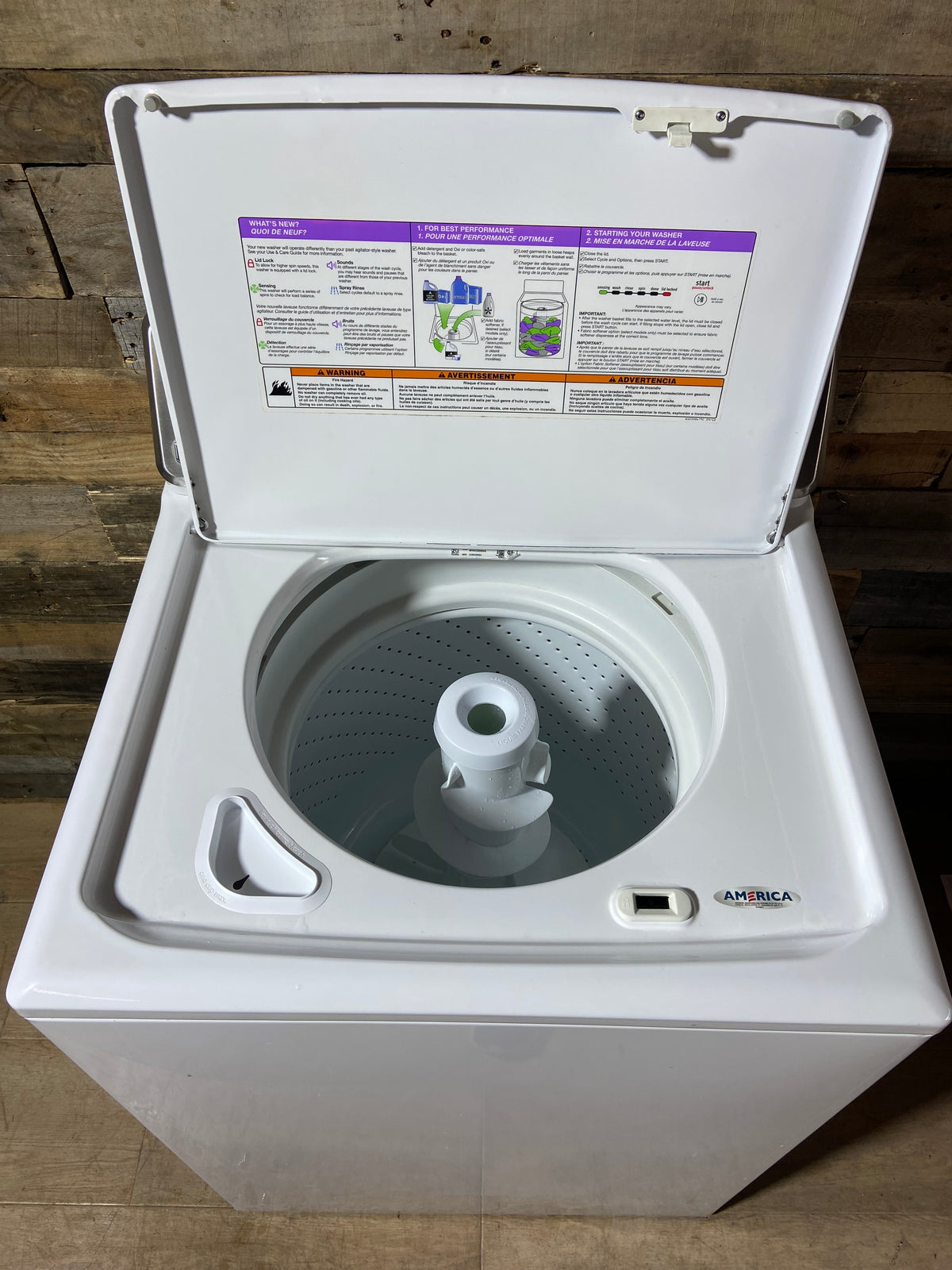 Maytag Top Load Grey Panel Washer