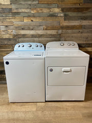 Whirlpool Top Load Grey Panel Washer & Dryer Set