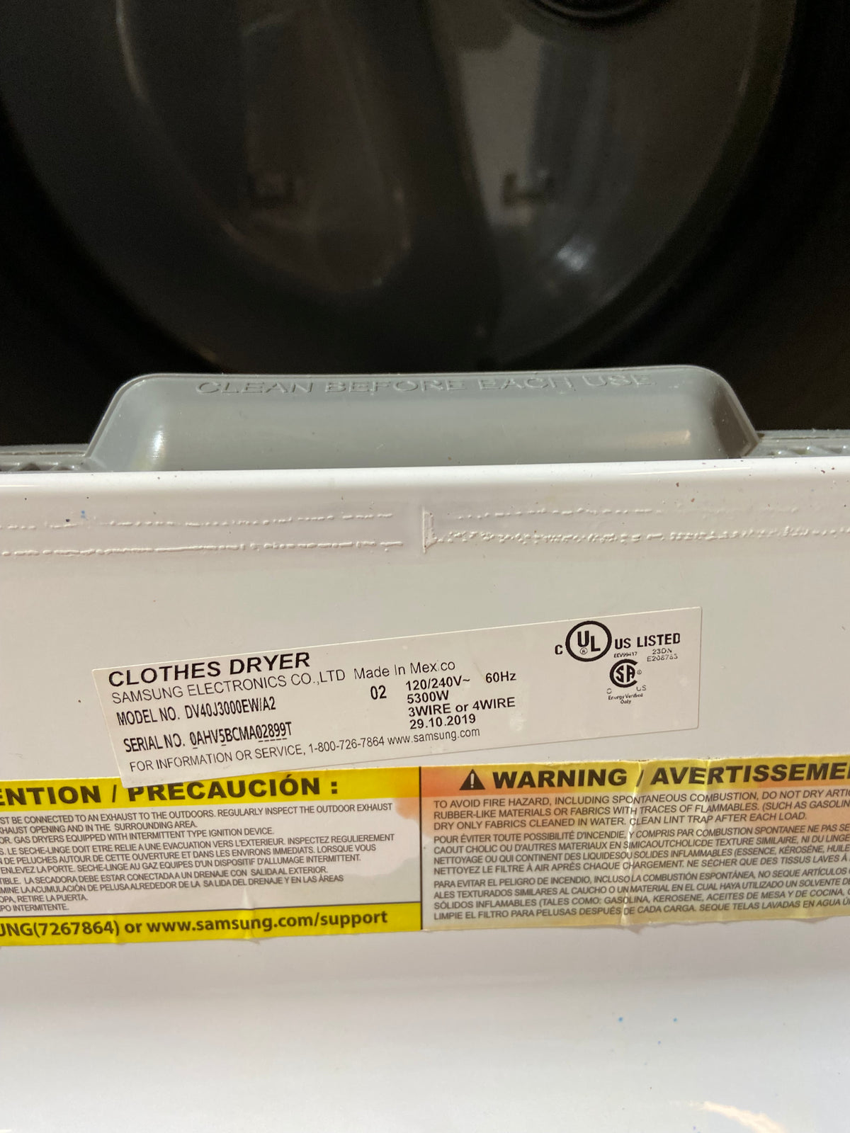 Samsung Large Capacity Washer & Dryer Set