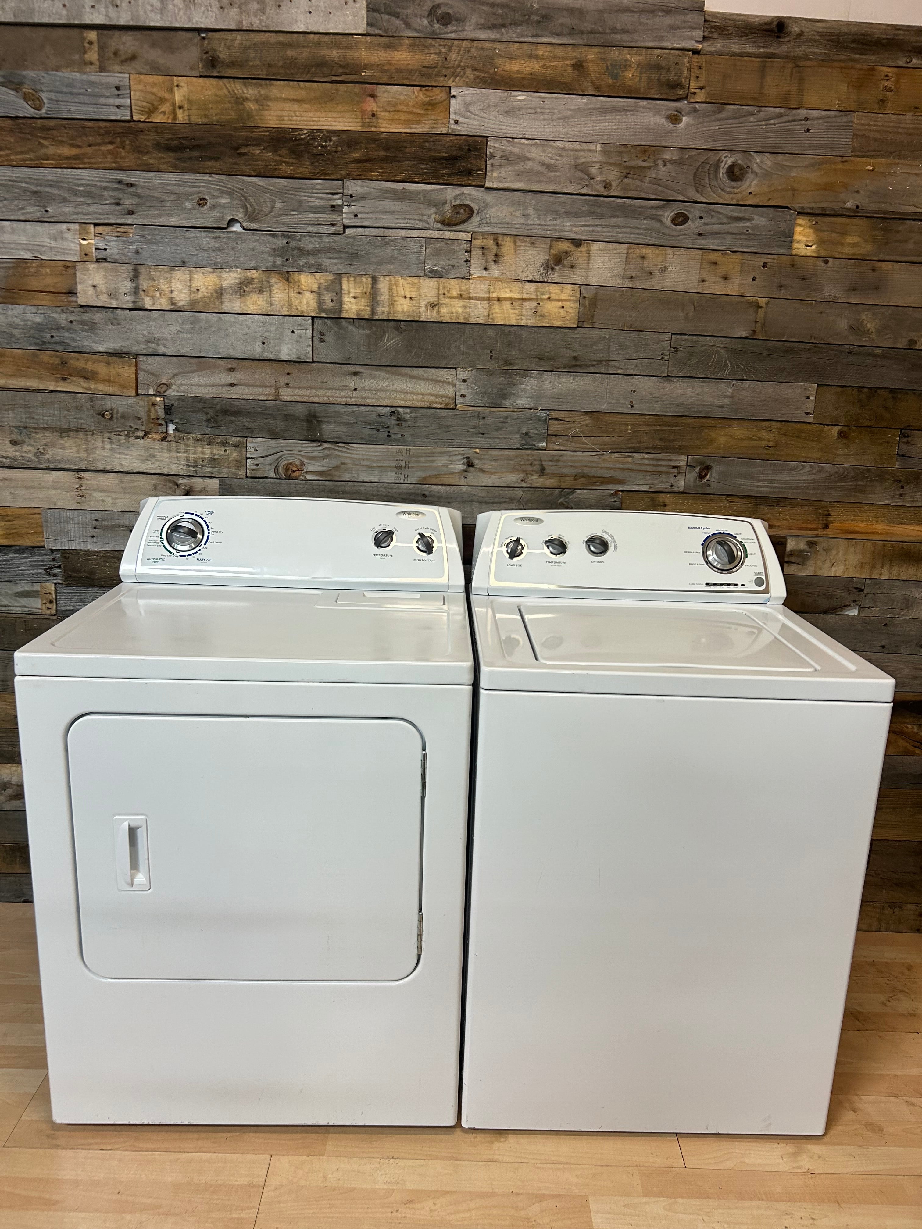Whirlpool White Top Load Set
