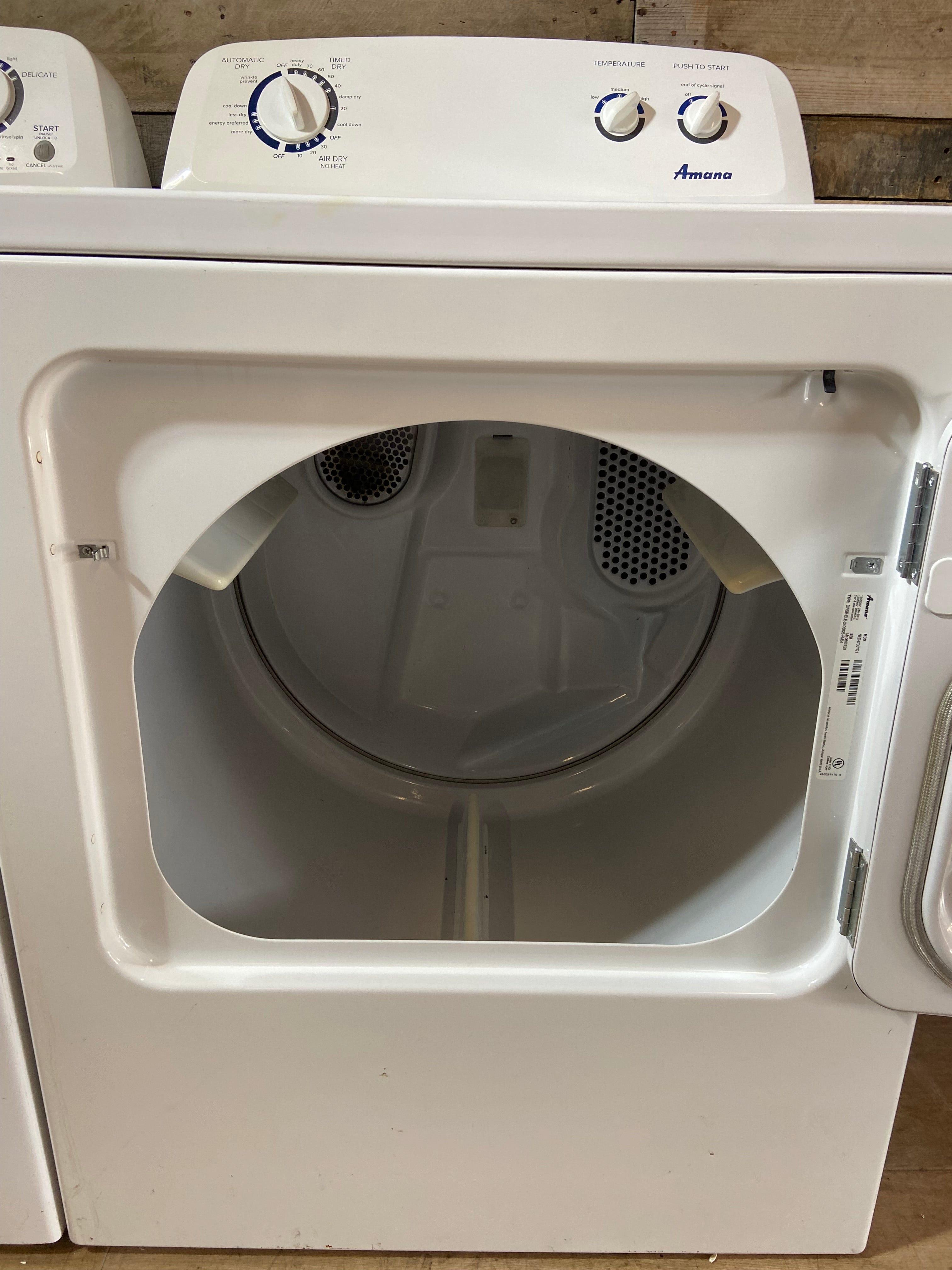 Amana Top Load Washer & Dryer Set