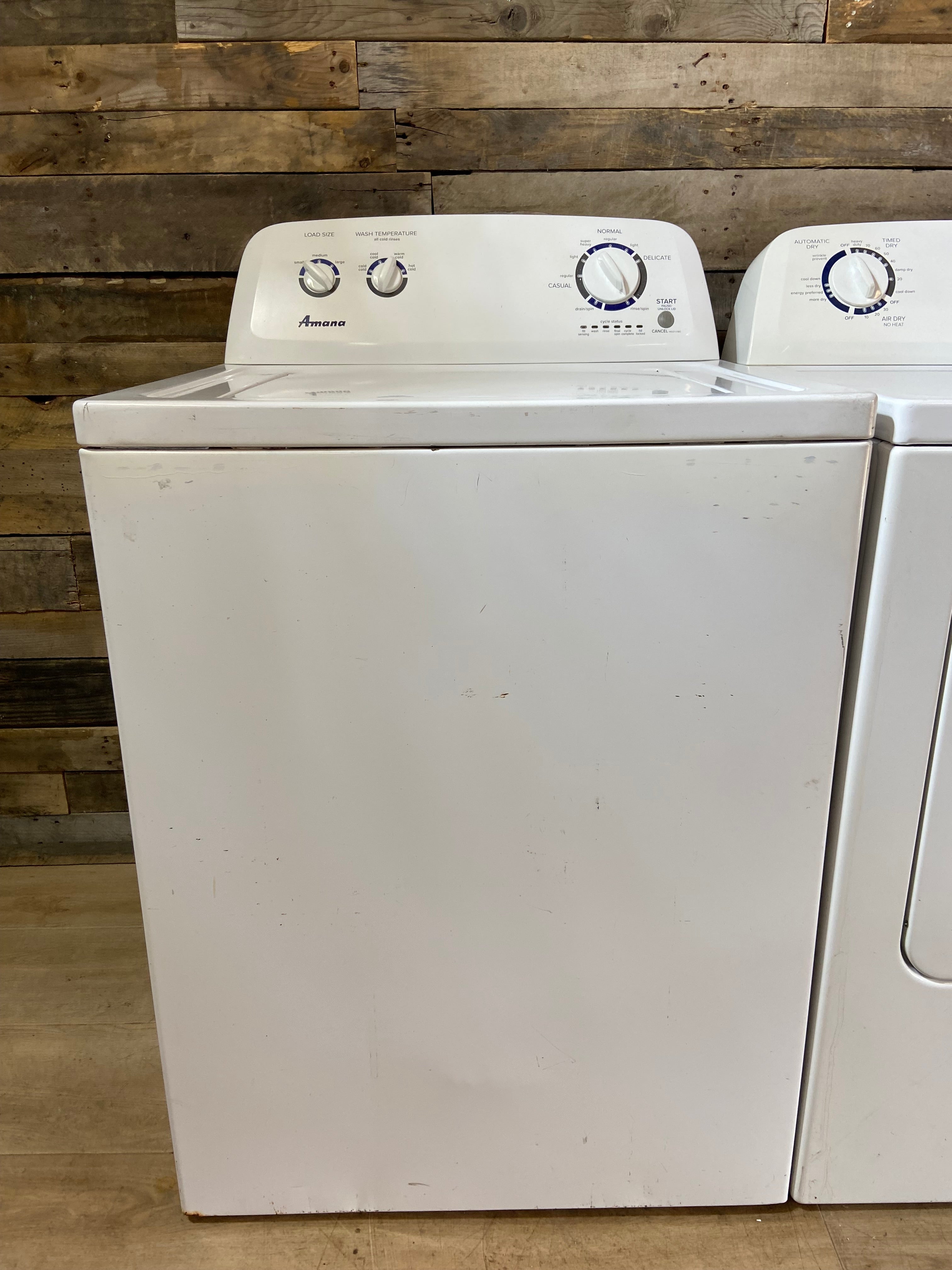 Amana Top Load Washer & Dryer Set
