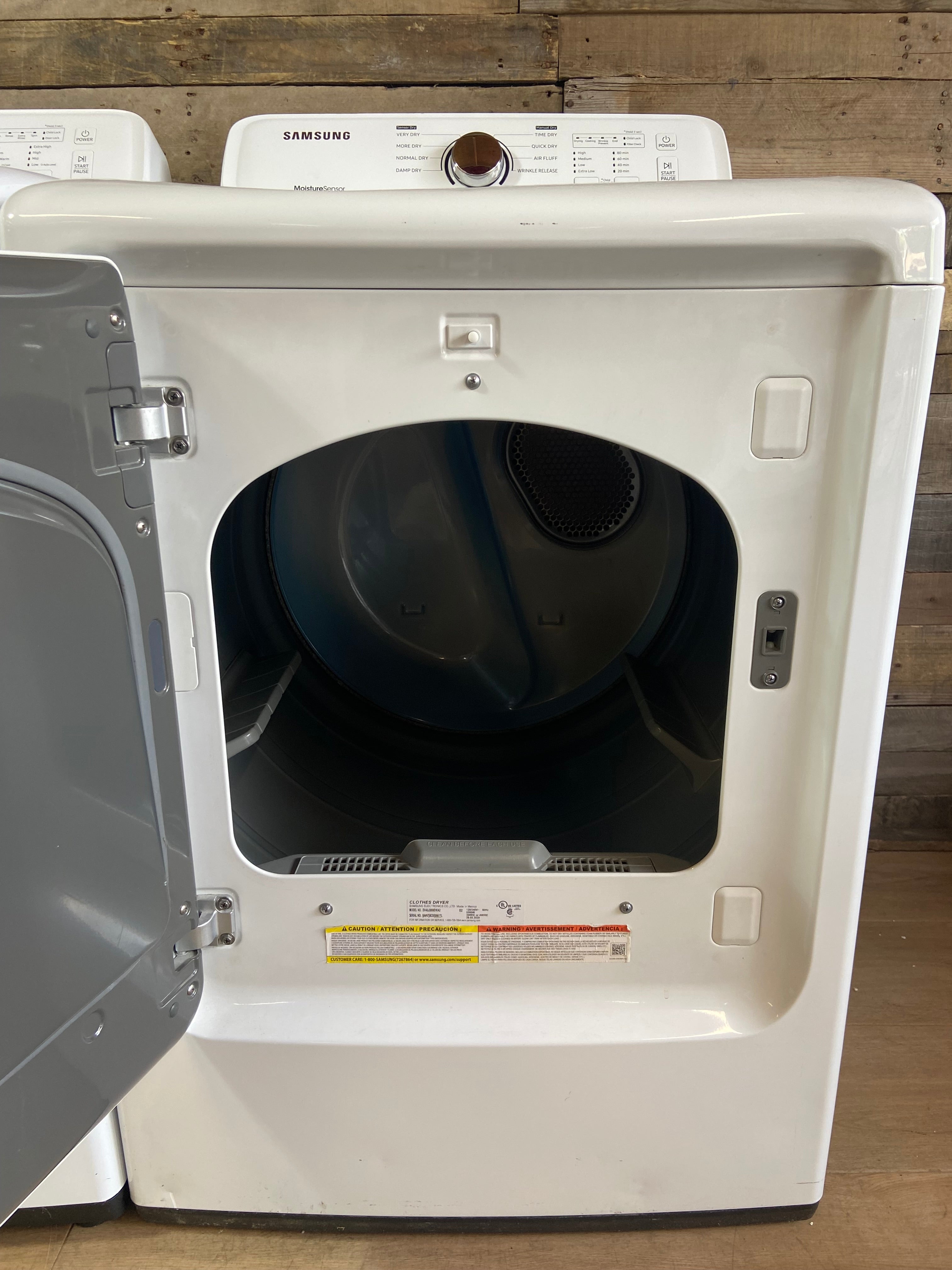 Samsung Large Capcity Top Load Washer & Dryer Set