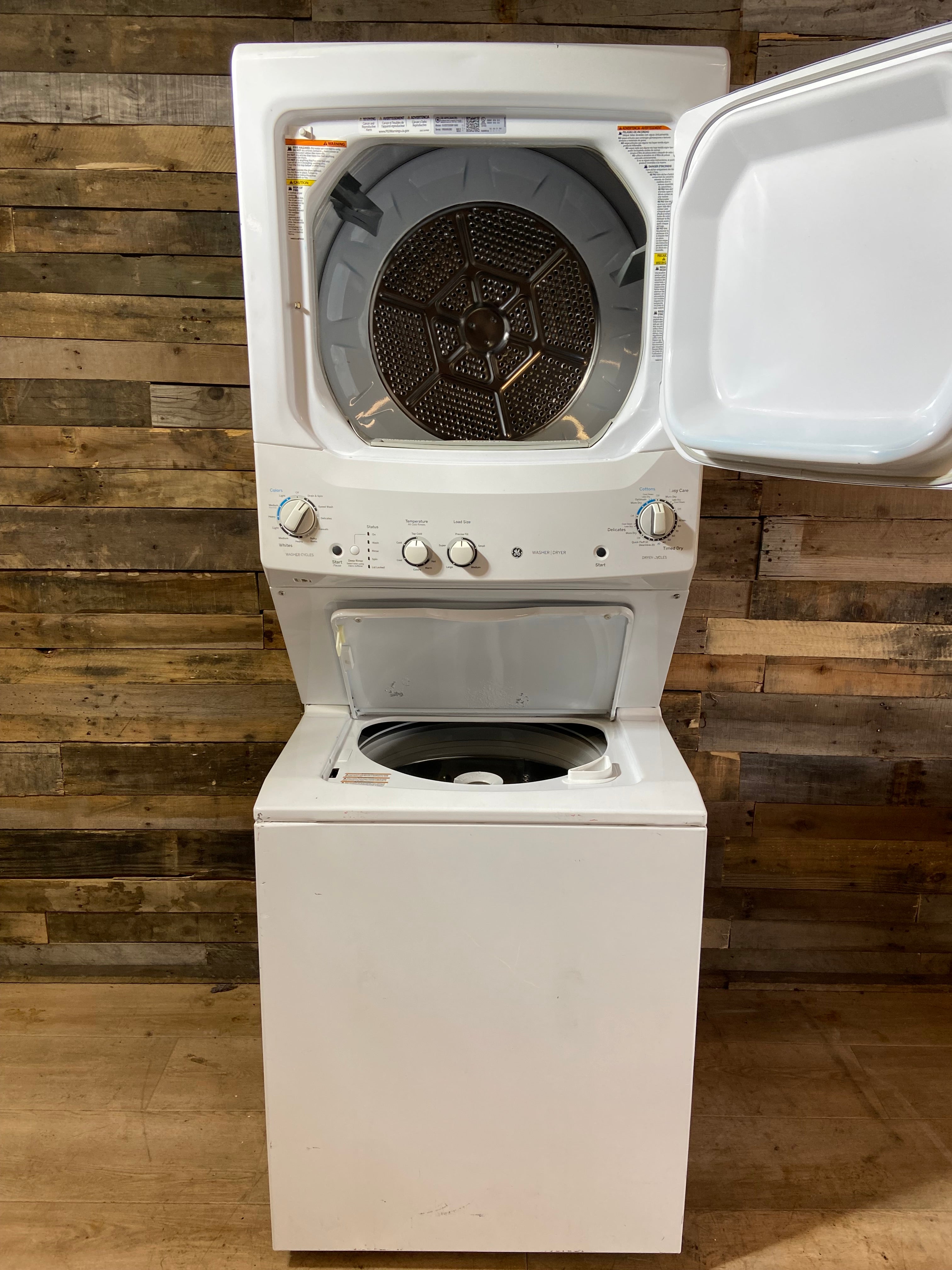 GE 27 inch Stackable Washer & Dryer