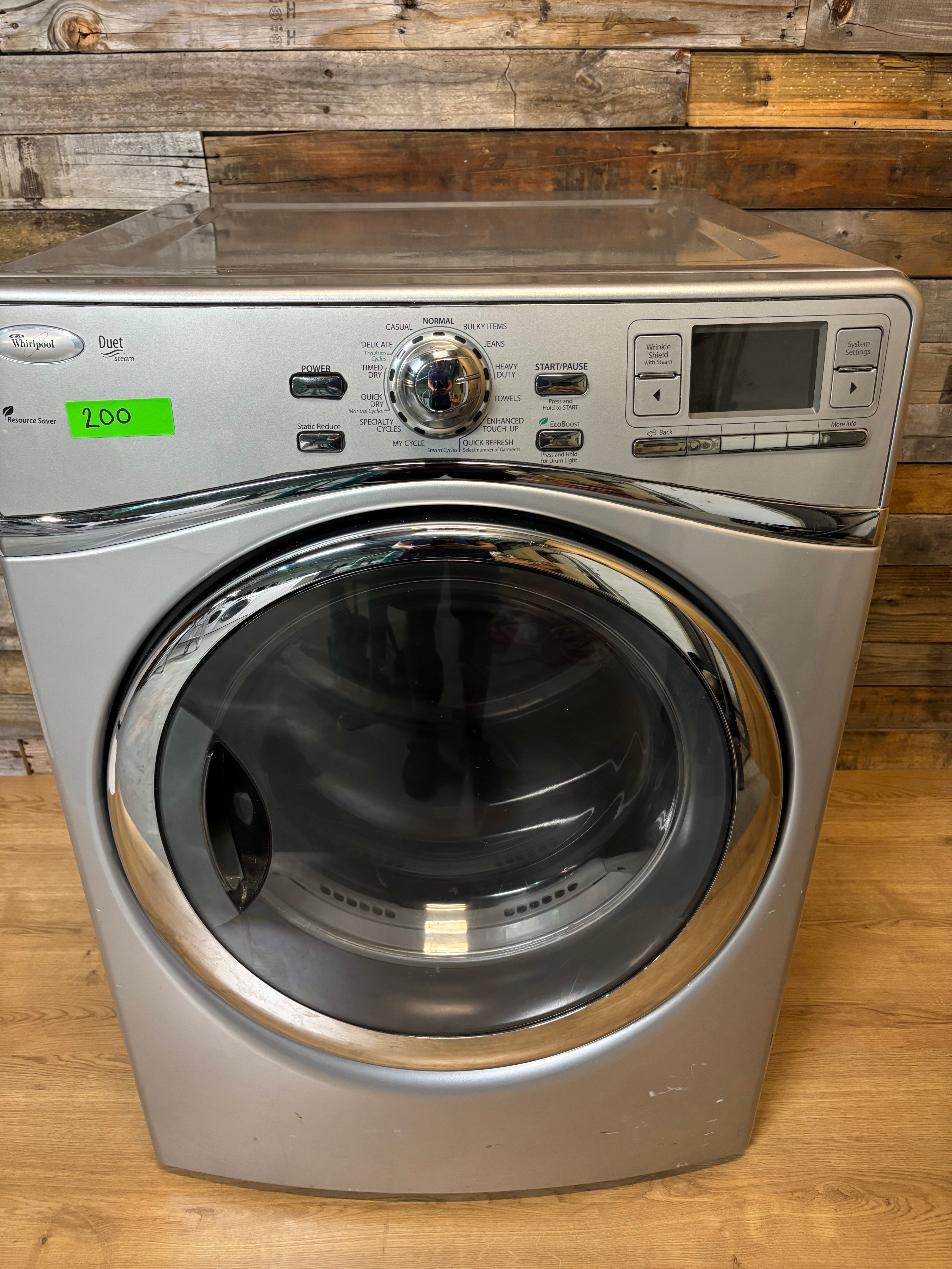 Grey Whirlpool Duet Dryer