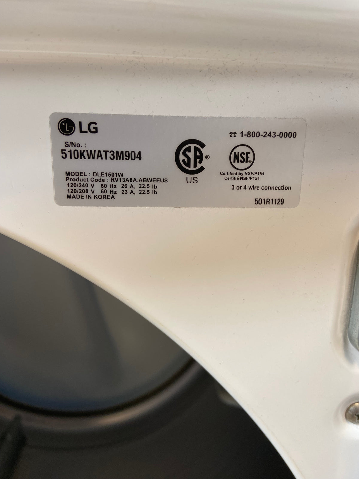 LG Smart Drum Large Capacity Washer & Dryer Set