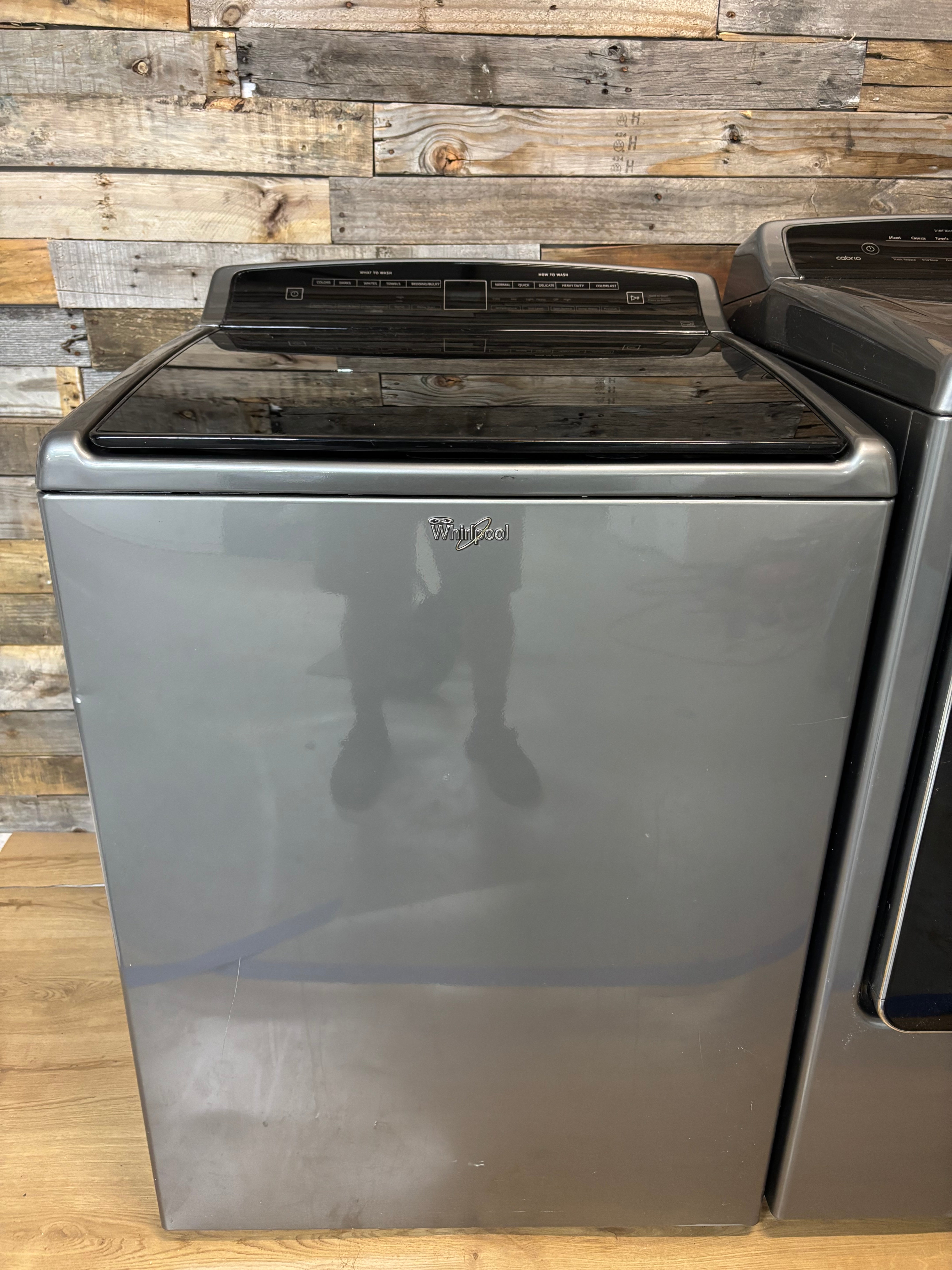 Grey Whirlpool Cabrio Top Load Set