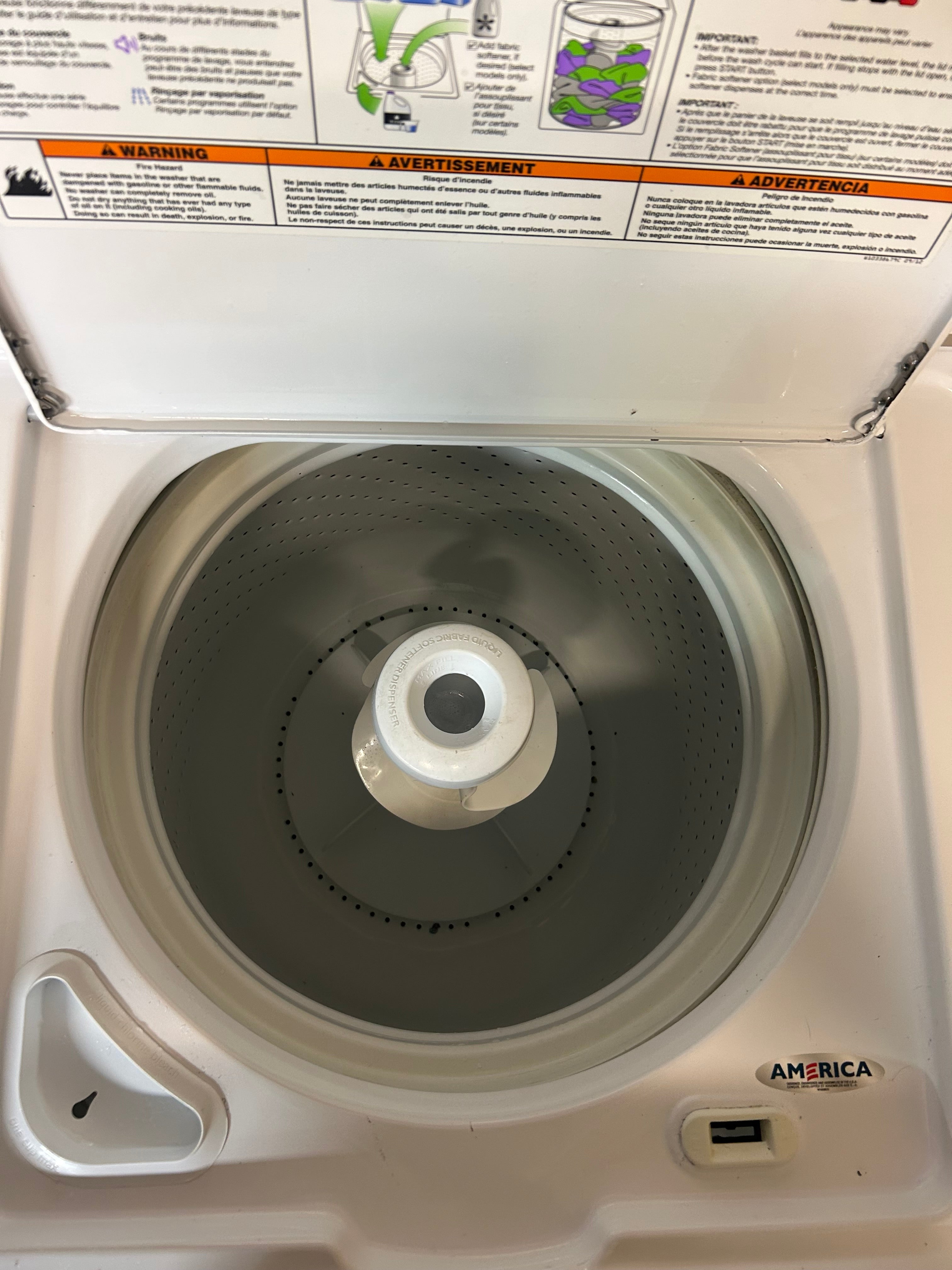 Whirlpool White Top Load Set