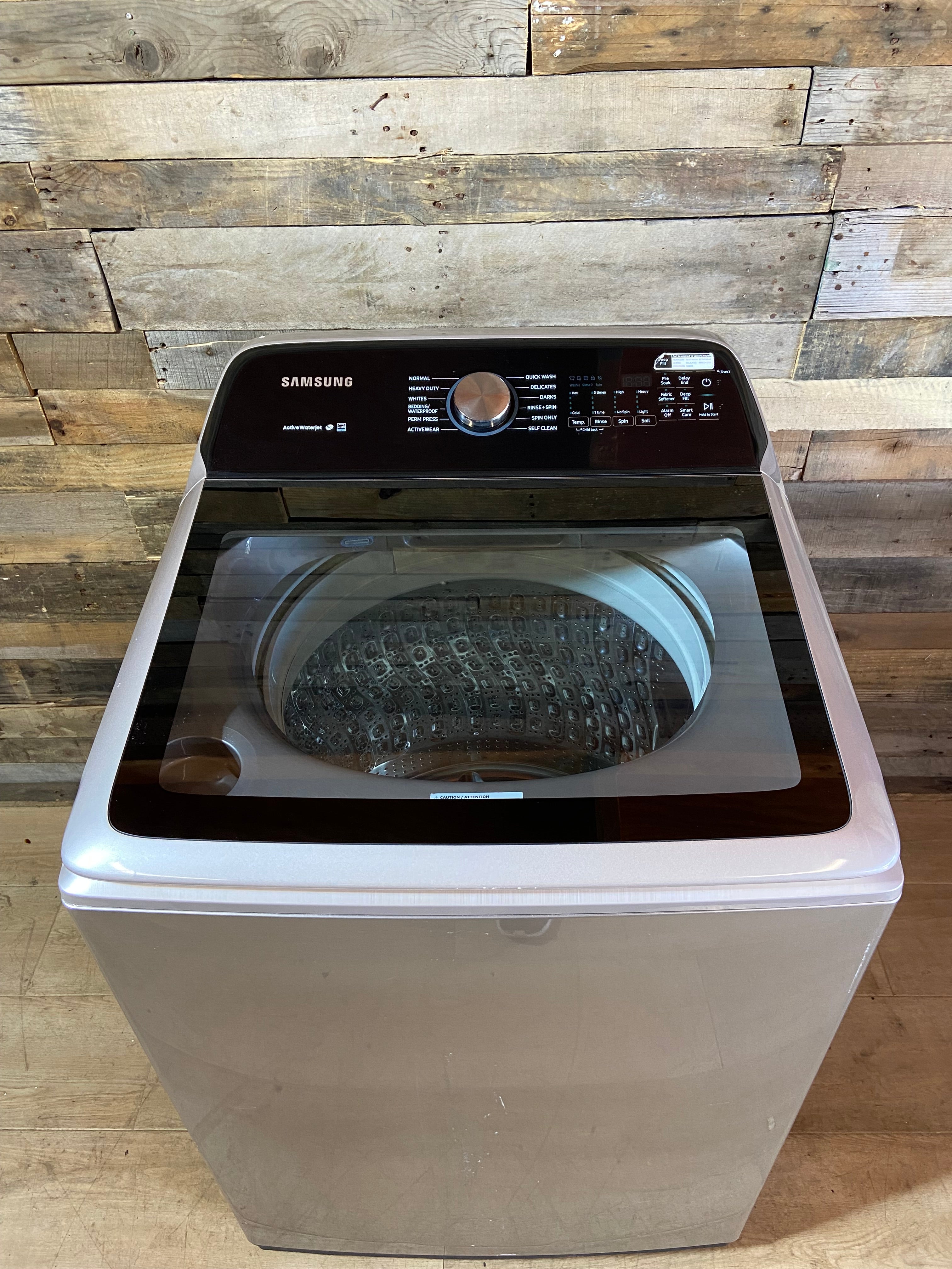 Samsung 5.0 Cu Ft Top Load Washer In Bronze