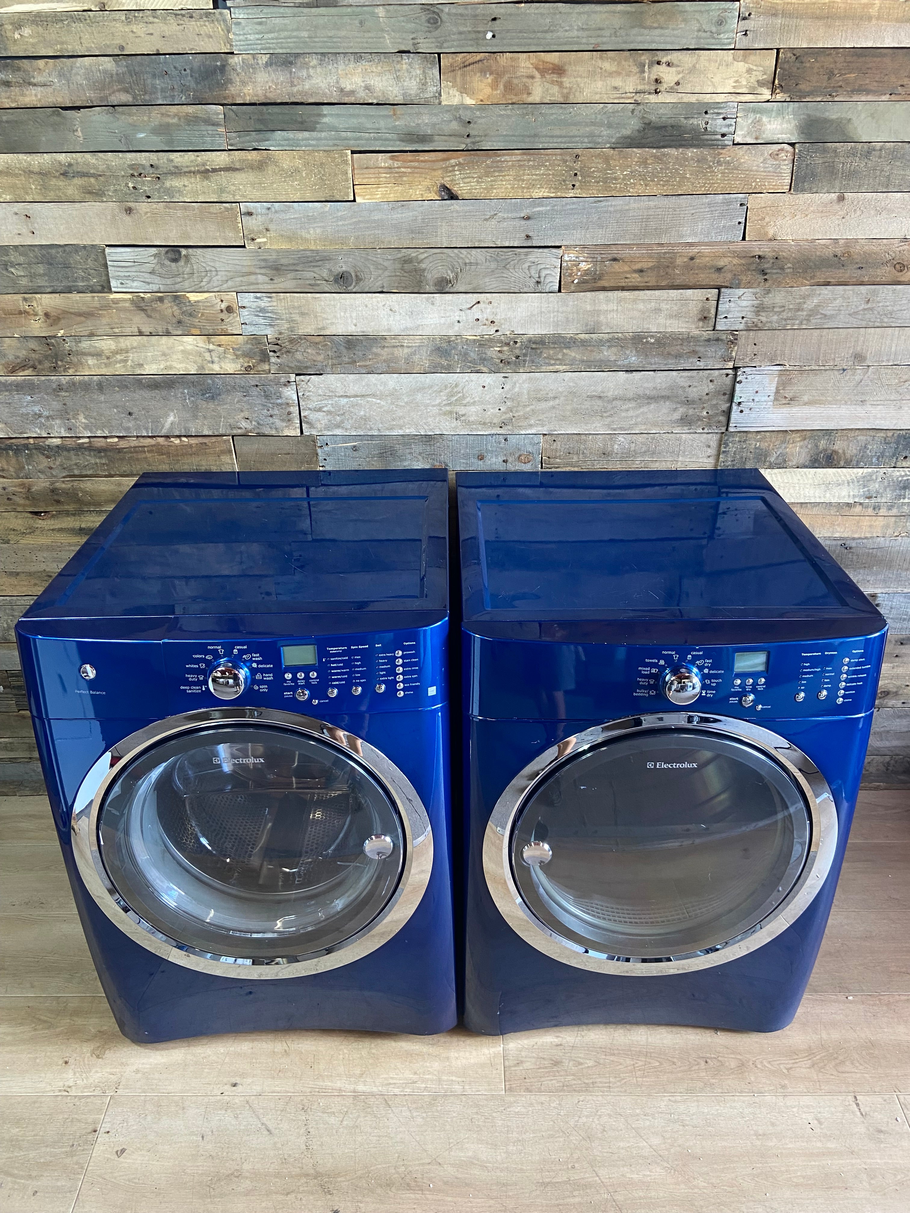 Electrolux Blue Front Load Washer & Dryer Set