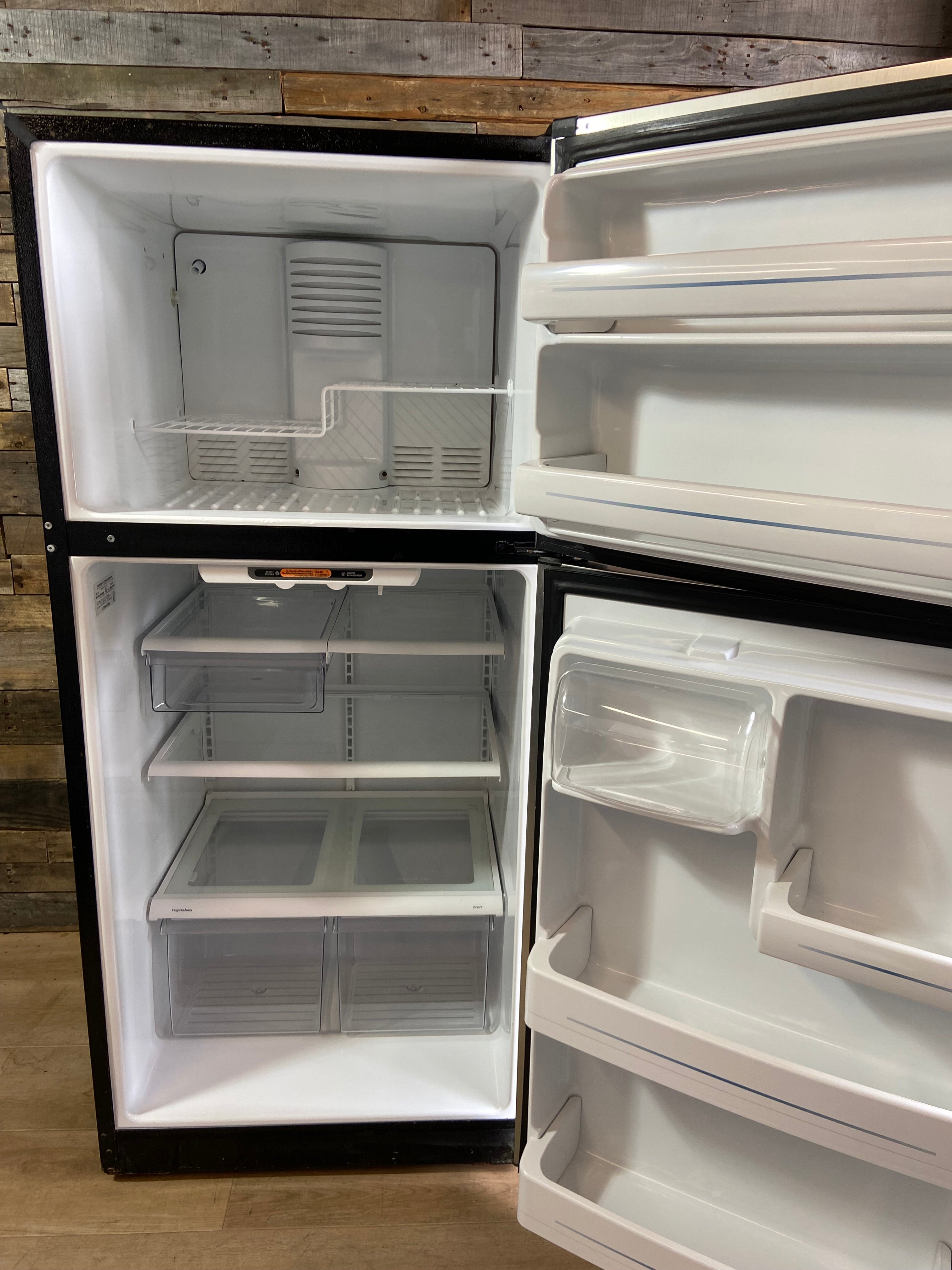 GE Stainless Top Bottom Refrigerator