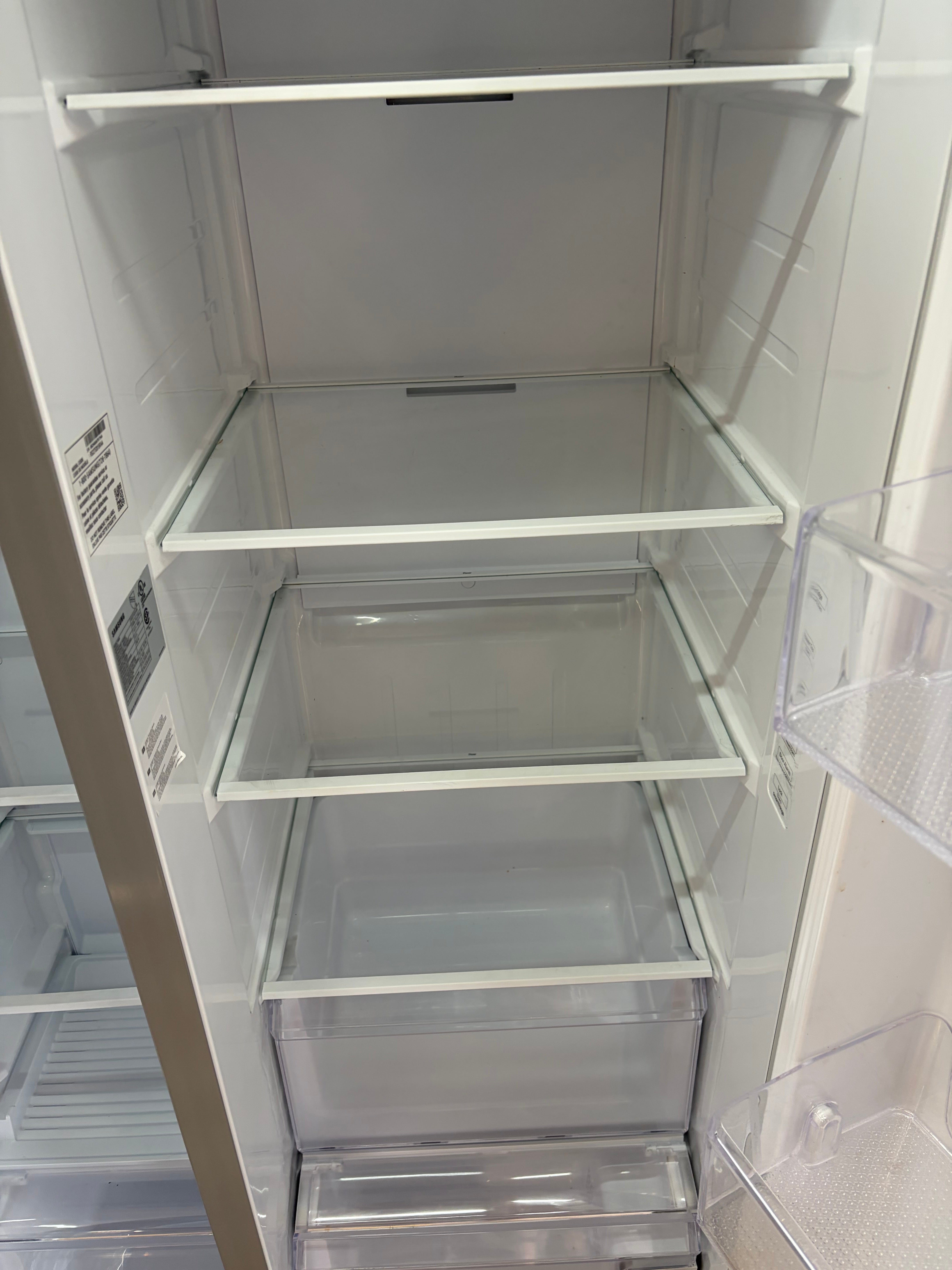 Samsung 22-cu. ft. Side-by-Side Counter-Depth Smart Refrigerator with All-Around Cooling