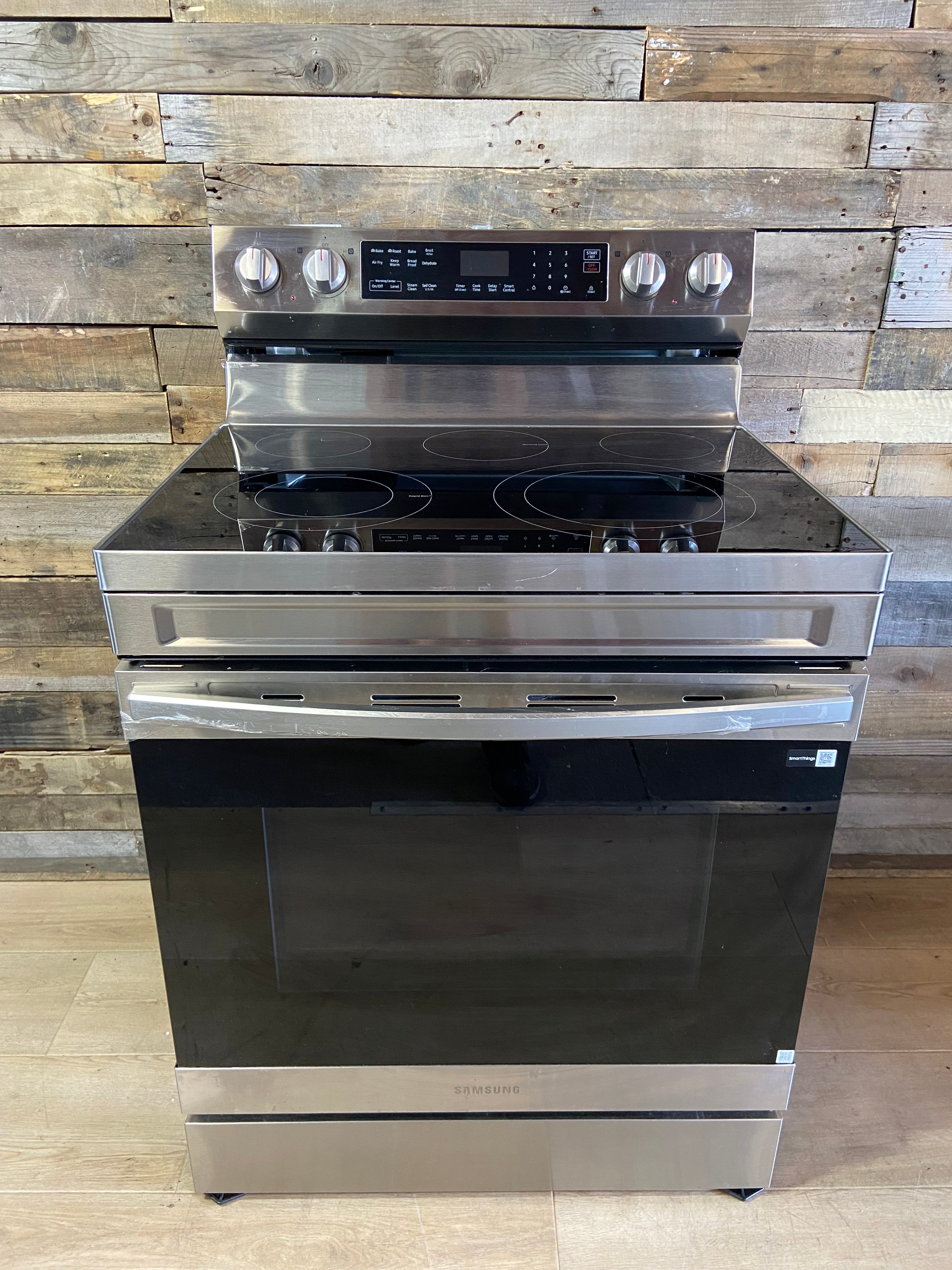 Samsung 6.3 Cu. Ft. Electric Range with Air Fry & Convection Oven – Fingerprint Resistant Stainless Steel
