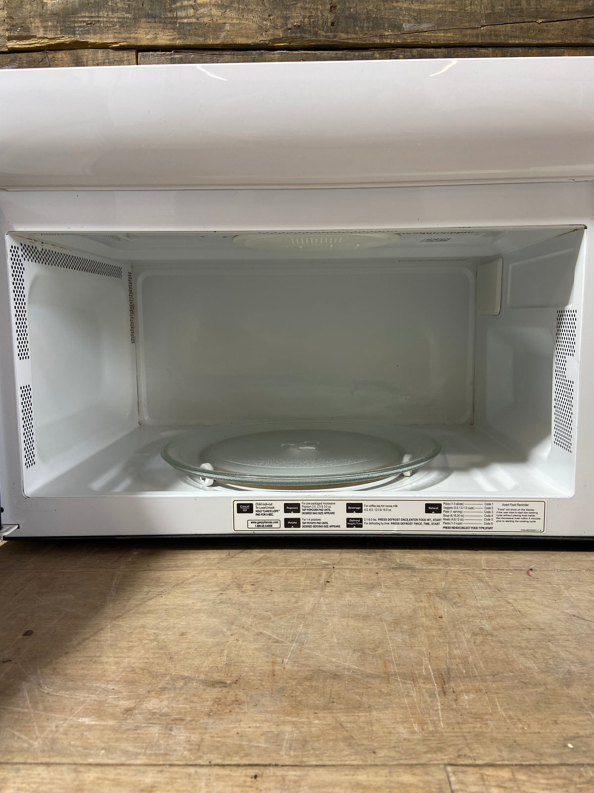 Whirlpool White Over The Range  Microwave