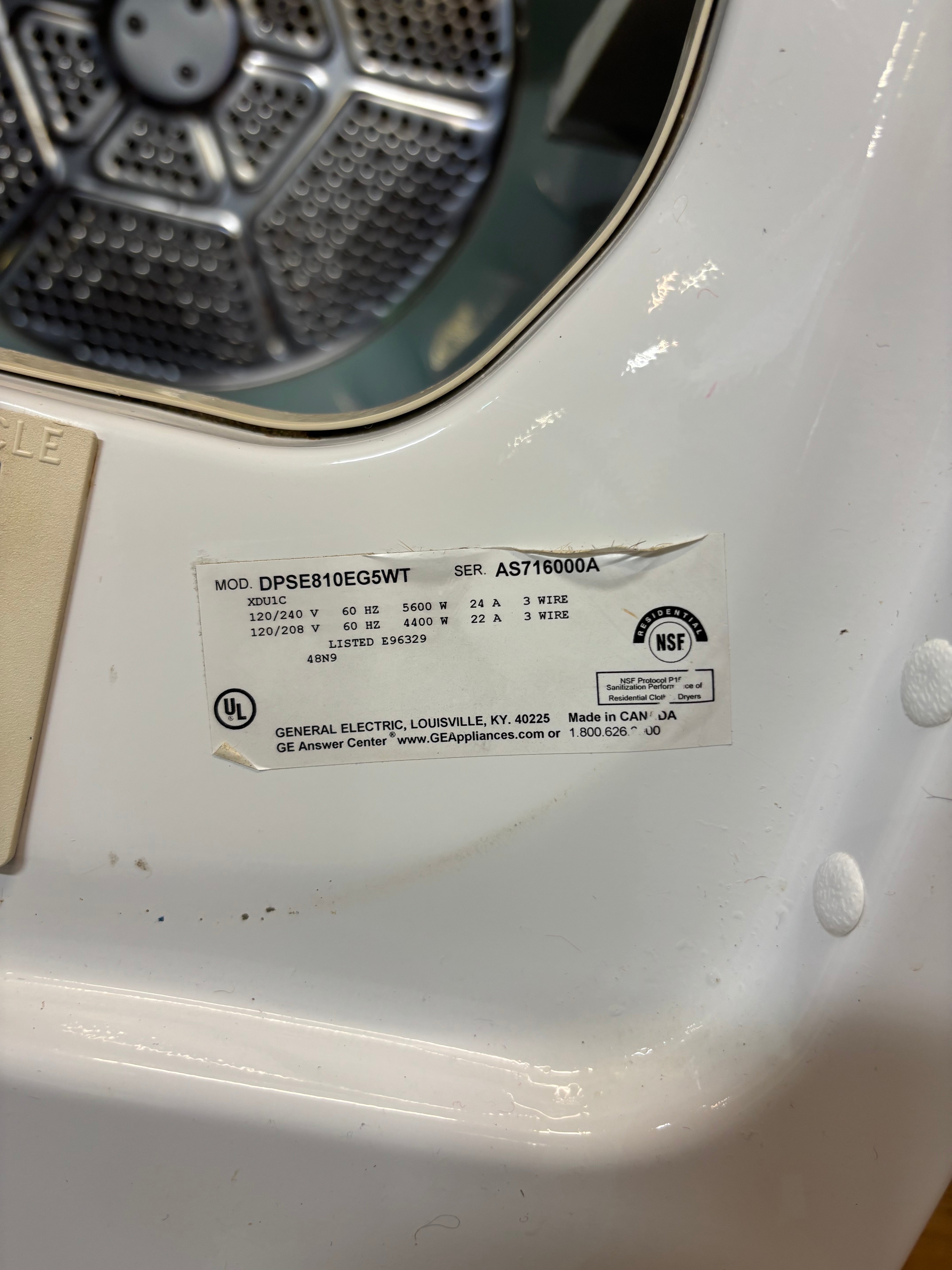 GE Profile Dryer