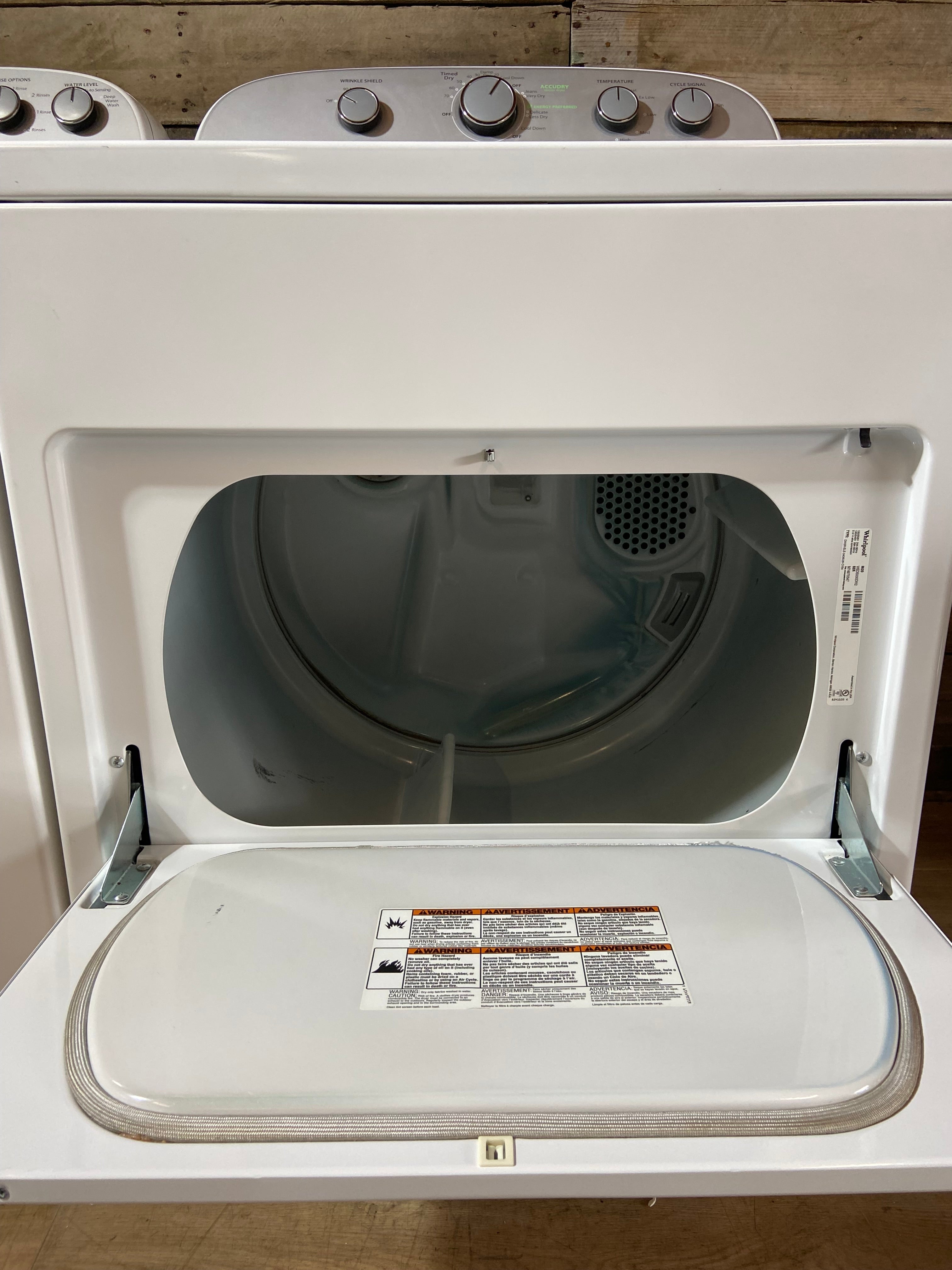 Whirlpool Top Load Washer & Dryer Set