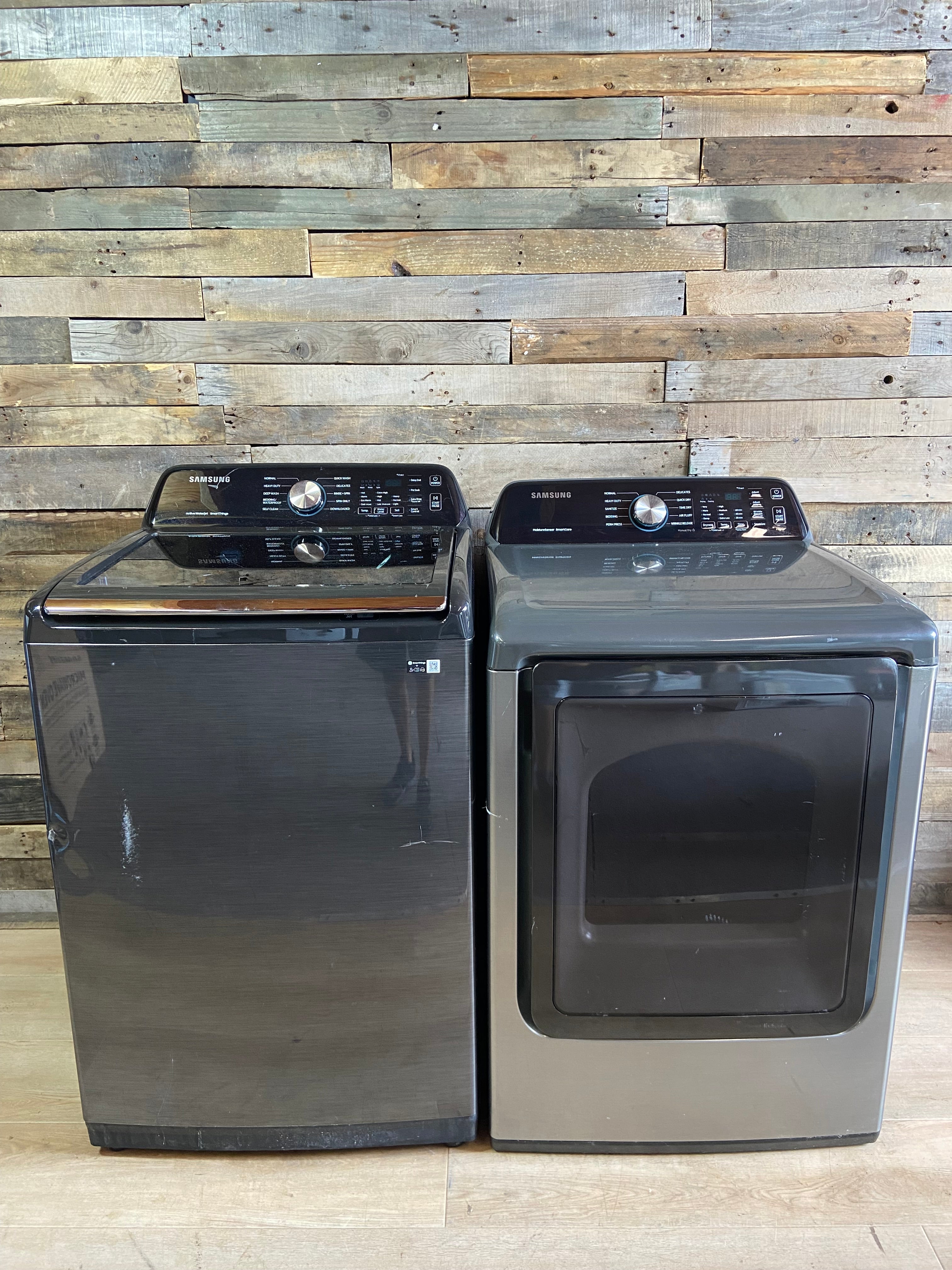 Black Samsung Washer Dryer Combo