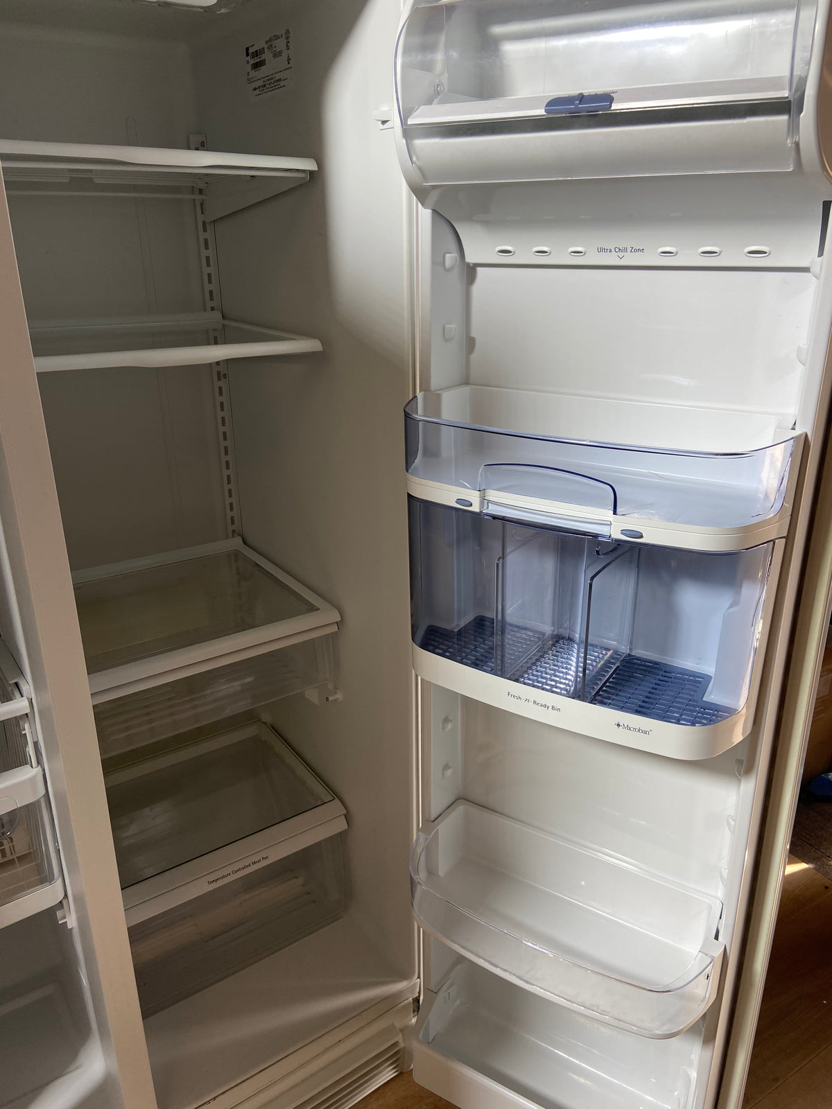 Kenmore Elite 36” Side by side Refrigerator No Ice Maker