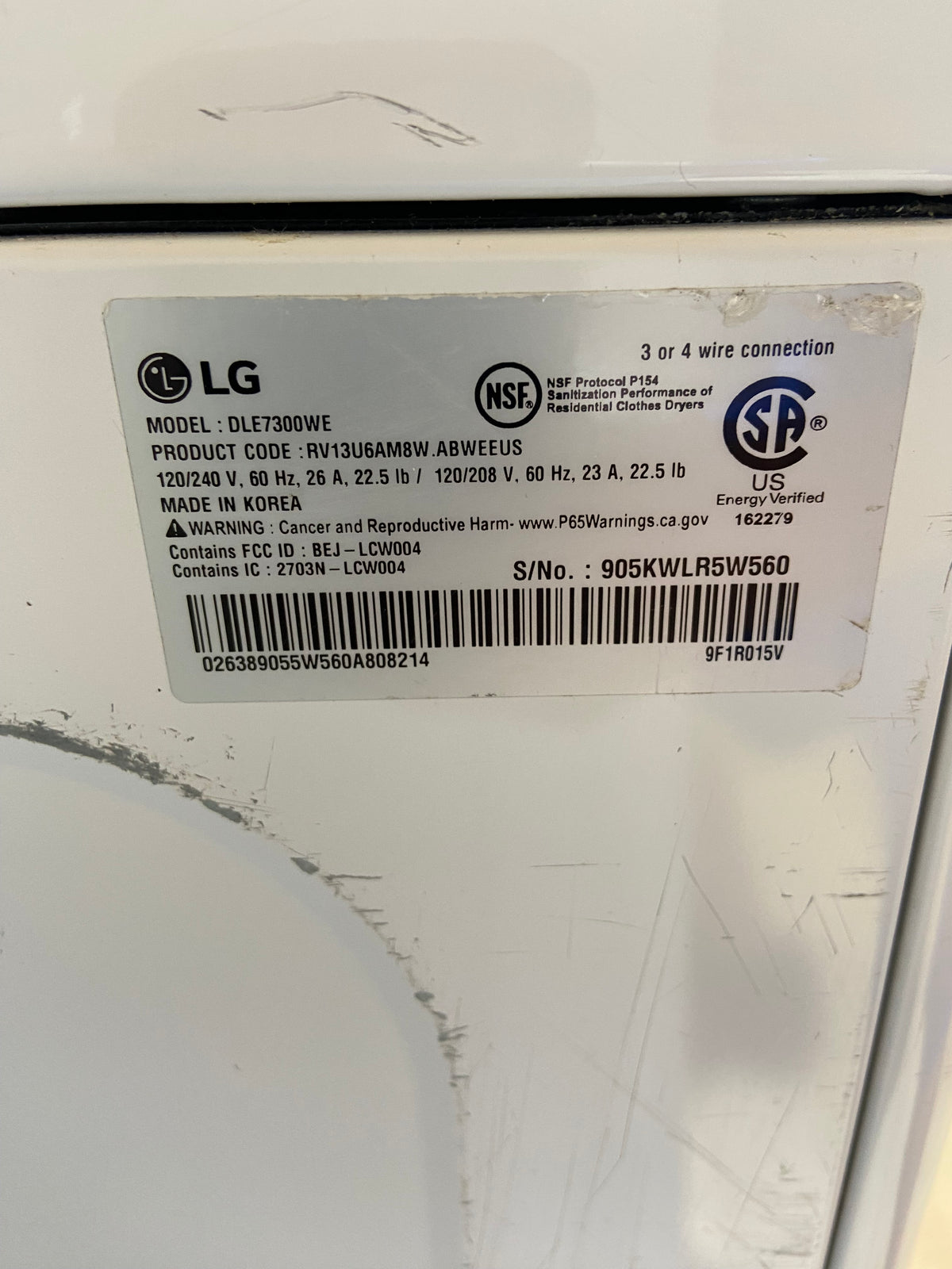 LG Large Capacity Direct Drive Top Load Washer & Dryer Set