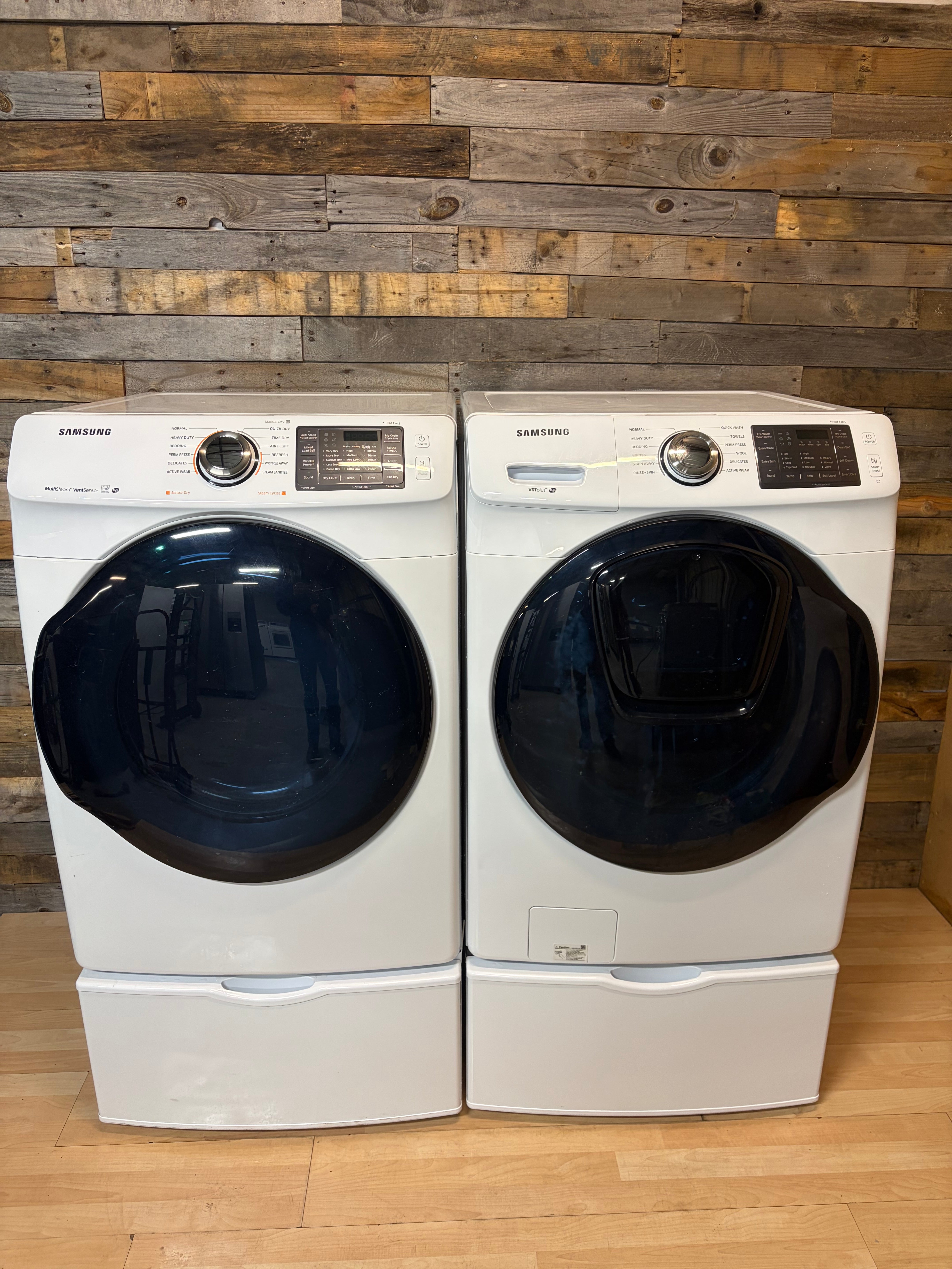 White Samsung Front Load Set