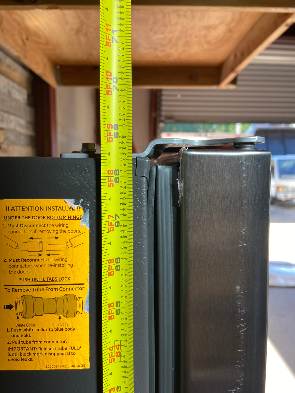 GE Side By Side 36” Refrigerator